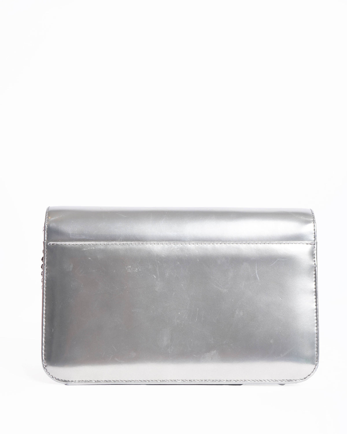 Christian Dior patent leather 3 way wallet on chain
