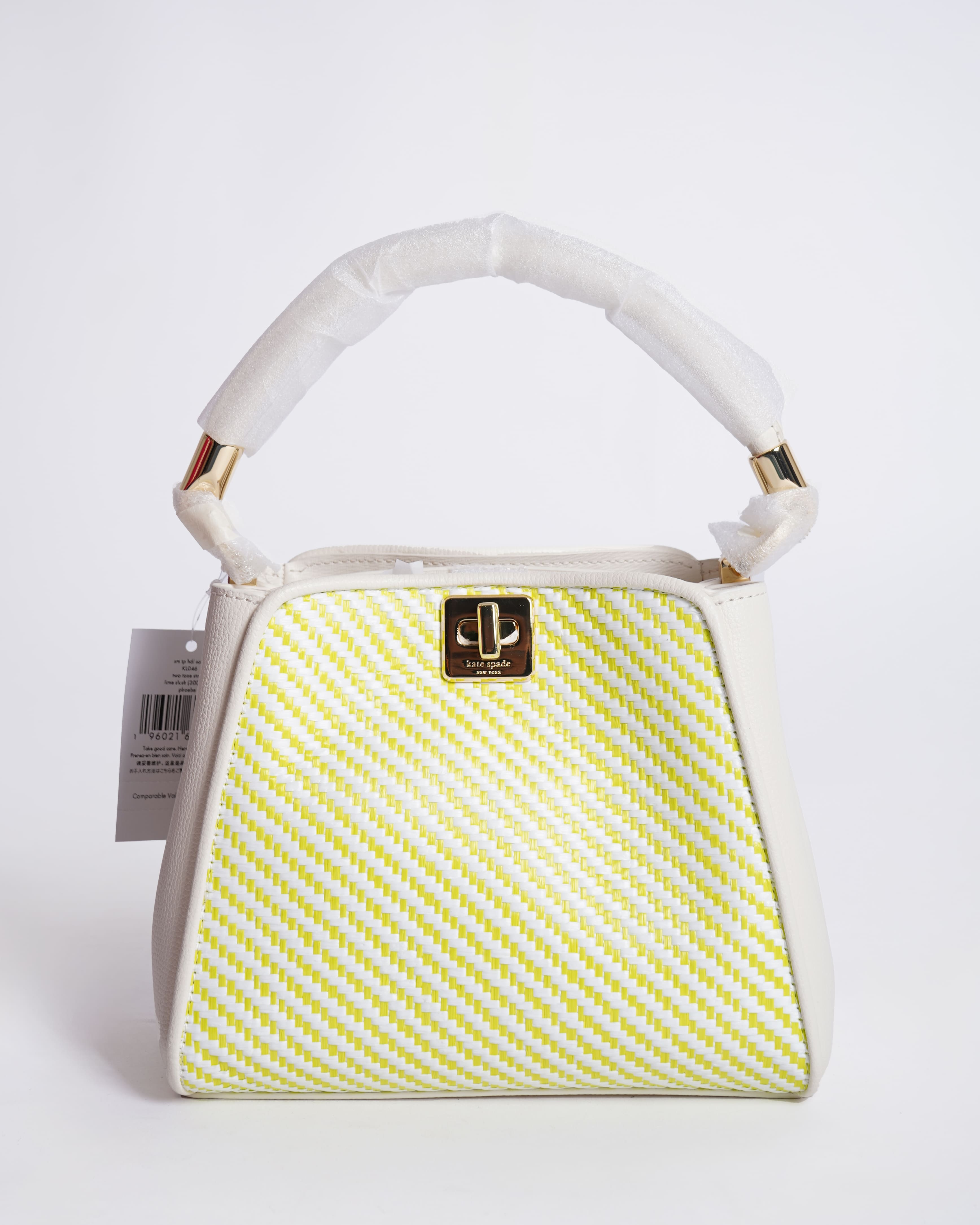 New Kate Spade Phoebe Straw Small Top Handle Bag