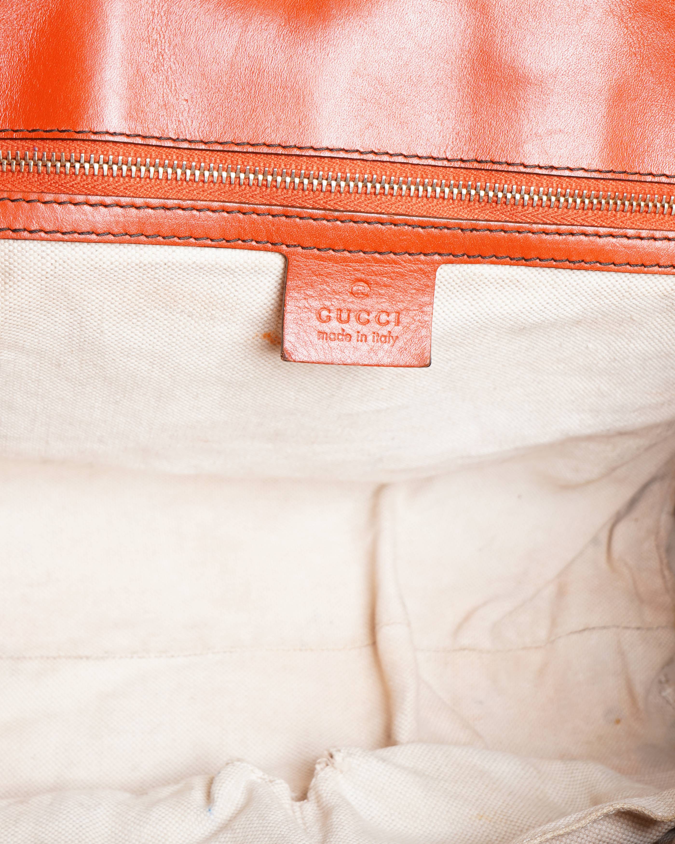 Gucci Burnt Orange Guccissima Leather Large Emily Chain Shoulder Bag