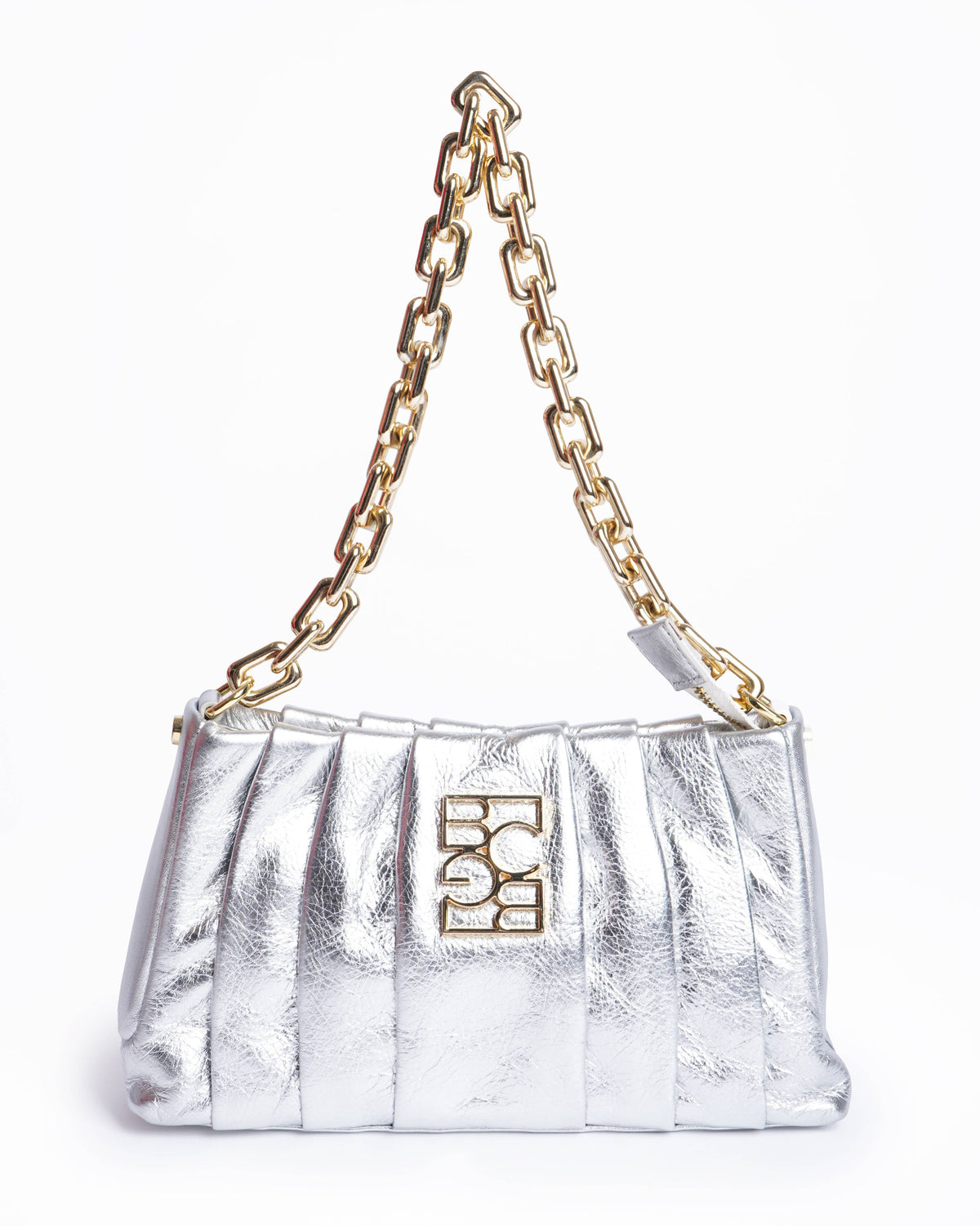 New BCBG Max Azari Silver medium shoulder bags
