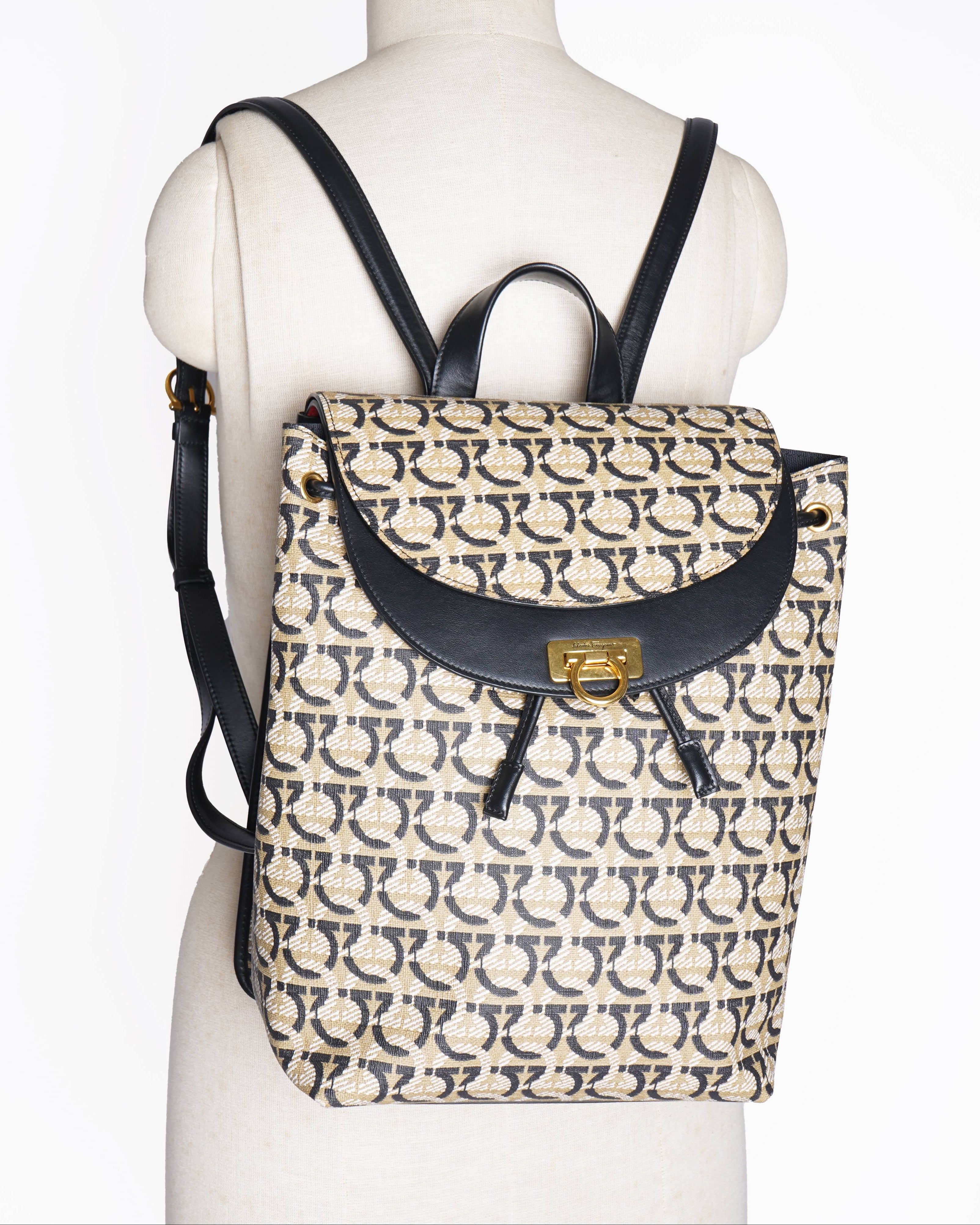 Salvatore Ferragamo gancini motif backpack