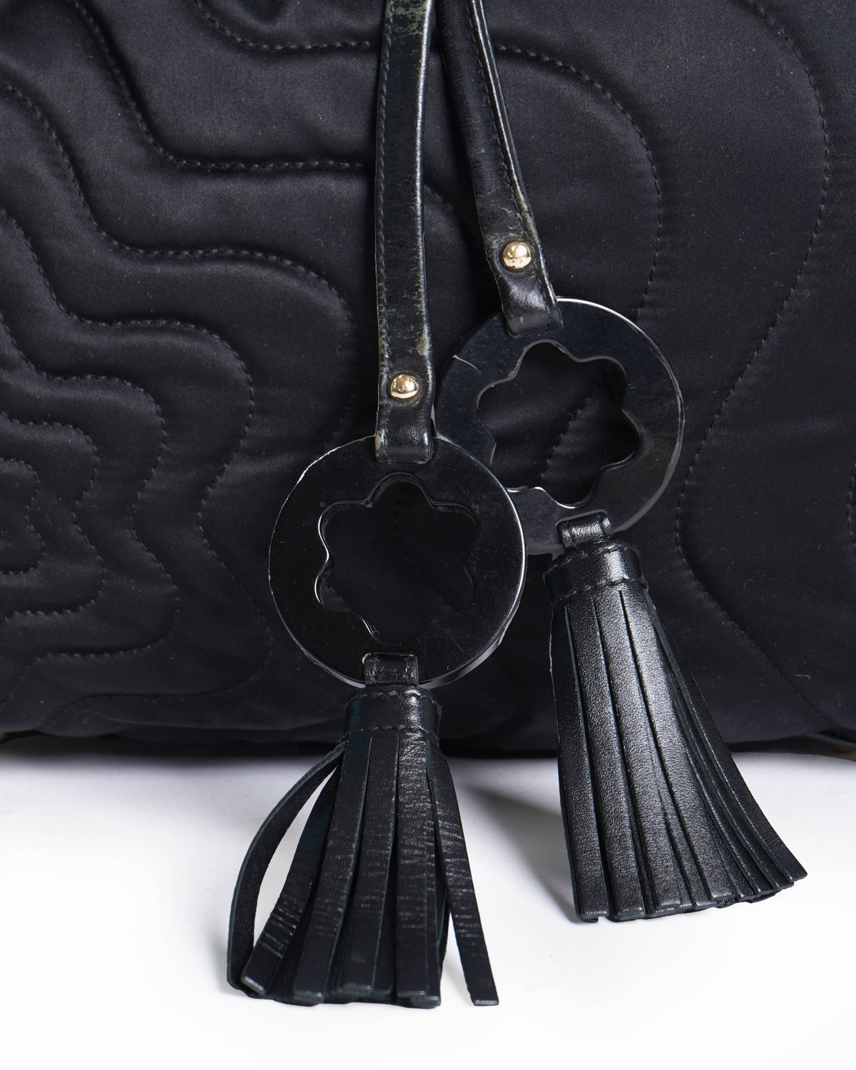 Mont blanc Nylon & Leather Shoulder Bag
