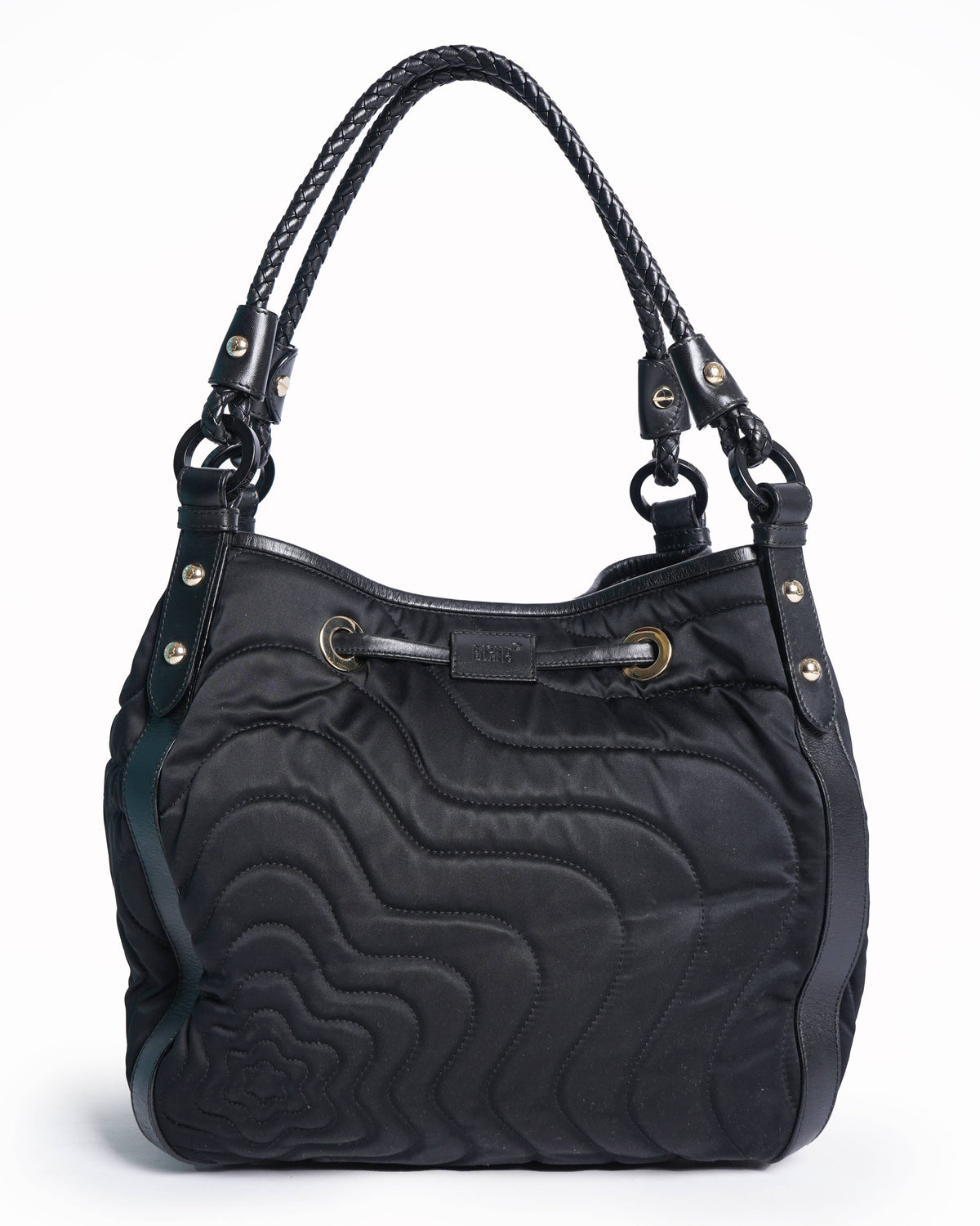 Mont blanc Nylon & Leather Shoulder Bag