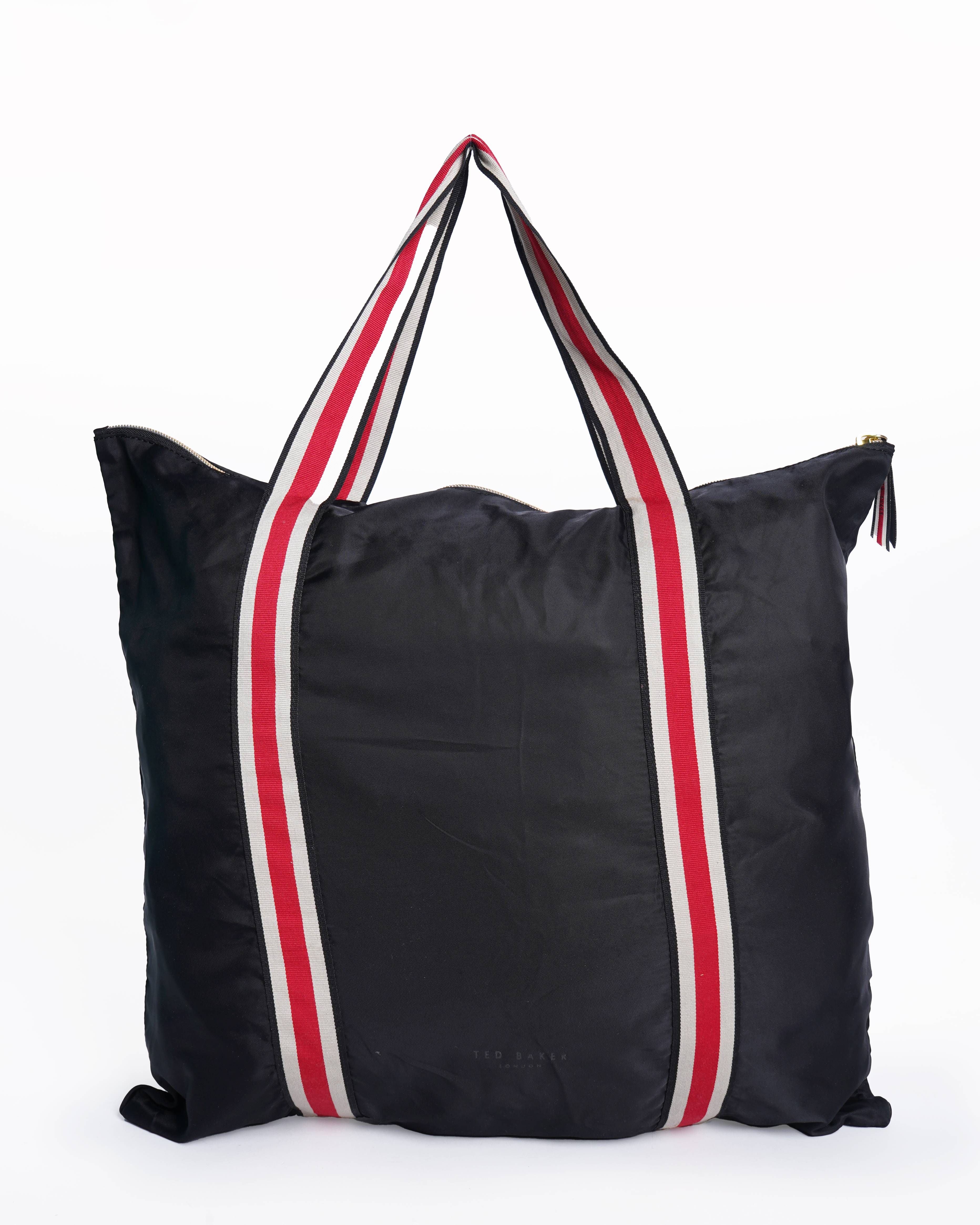 Ted baker nylon foldable shopper tote bag