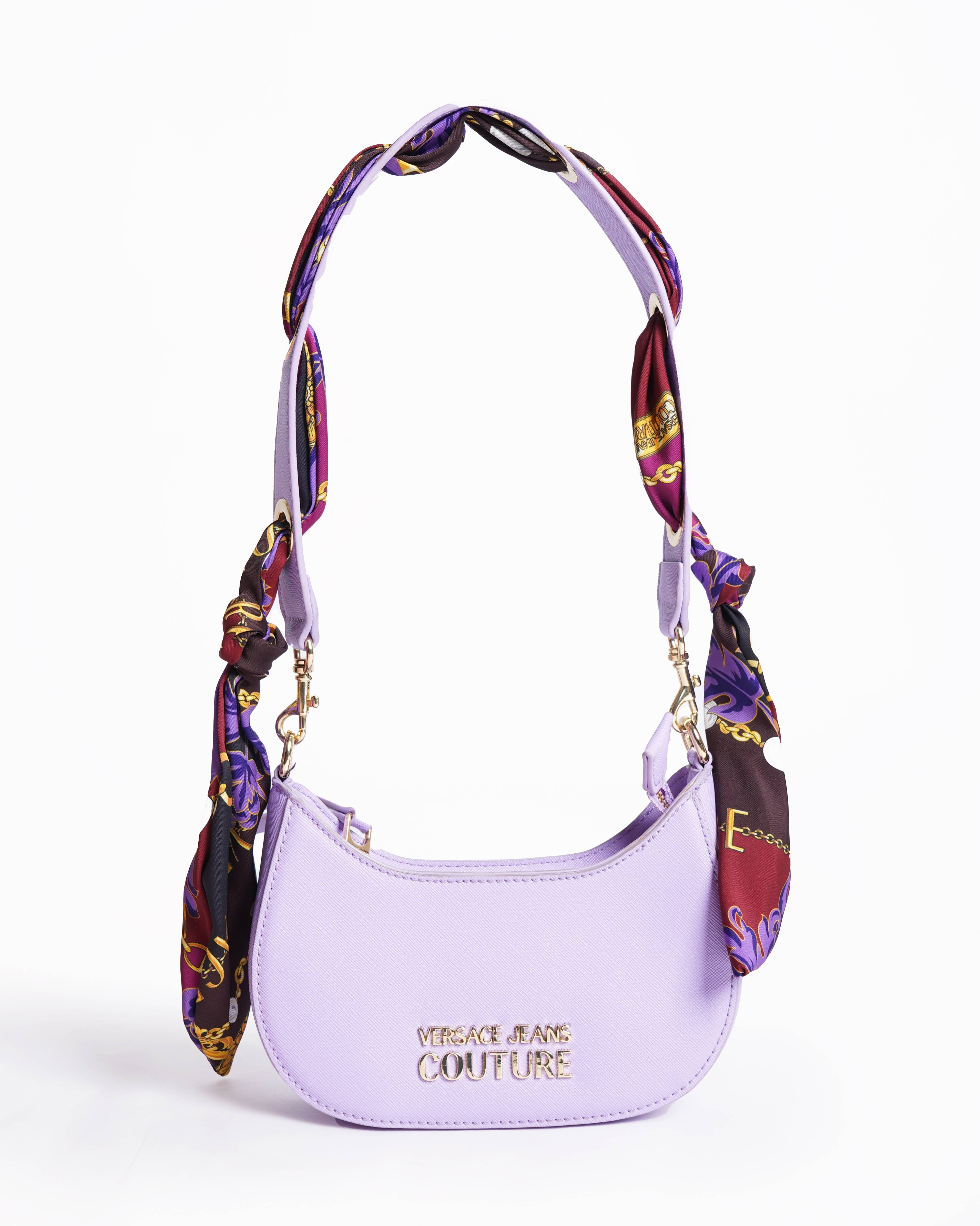 New Versace Jeans Couture Saffiano leather handbag