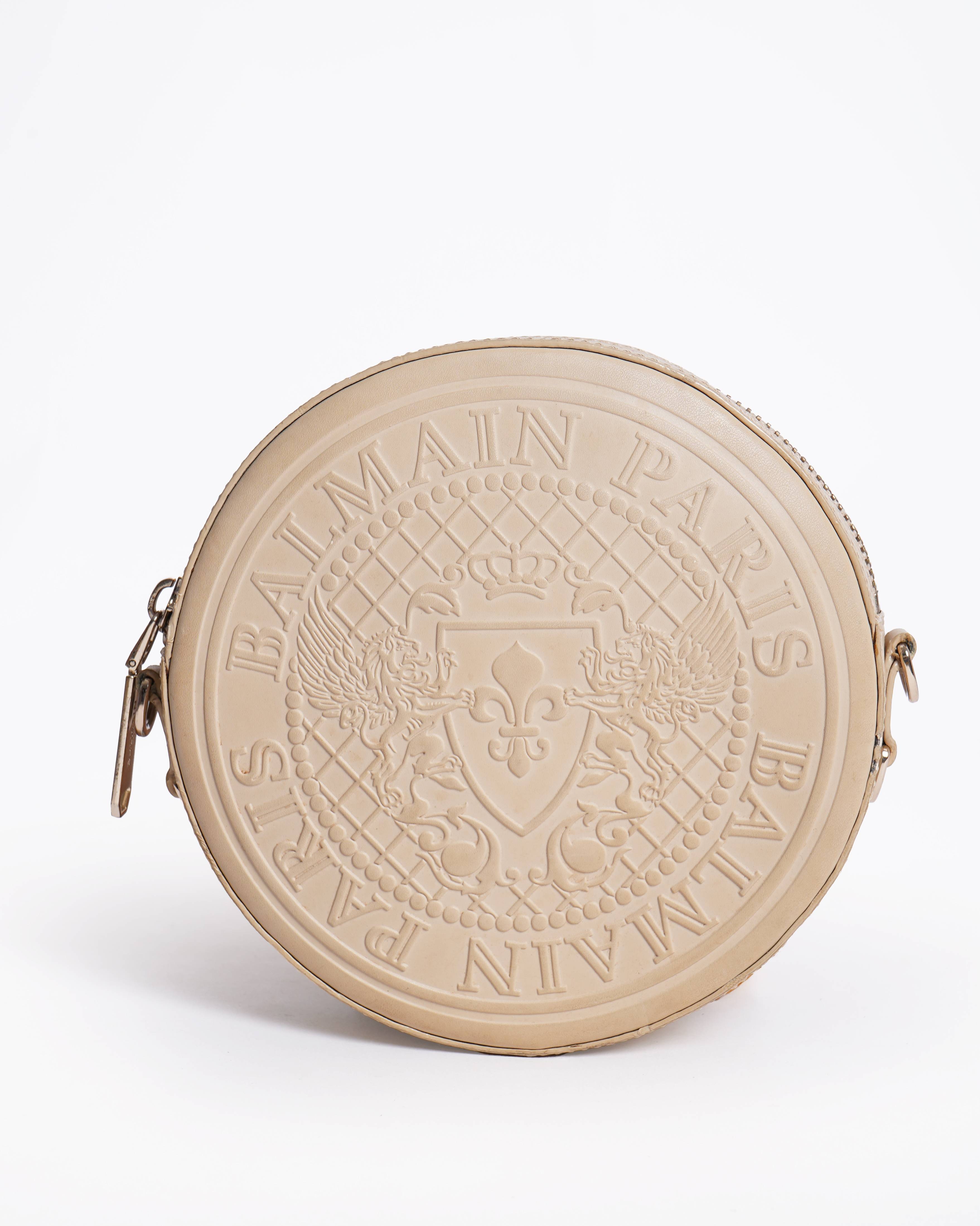 Balmain B-Army round crossbody bag