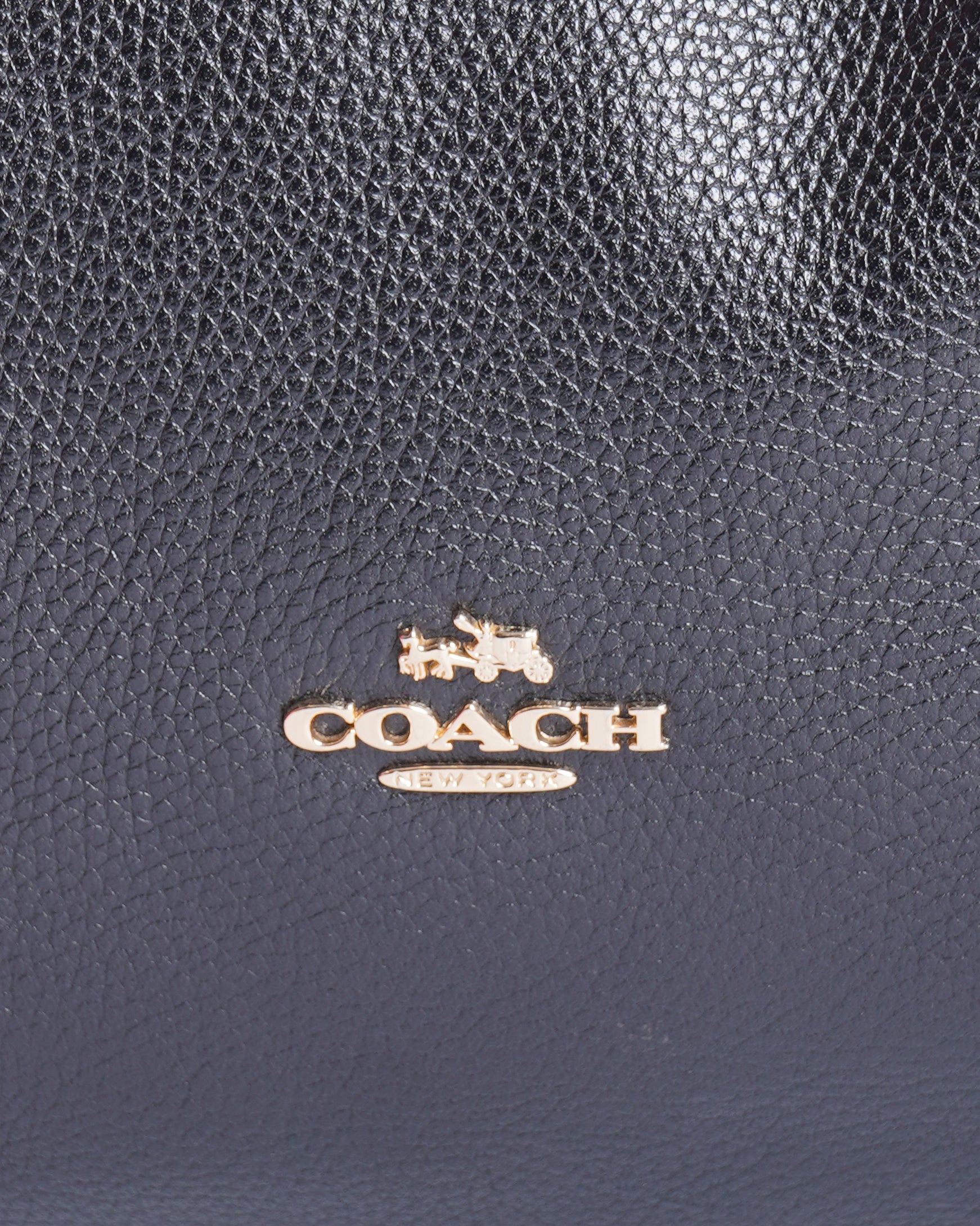 Coach eddie black leather shoulder bag