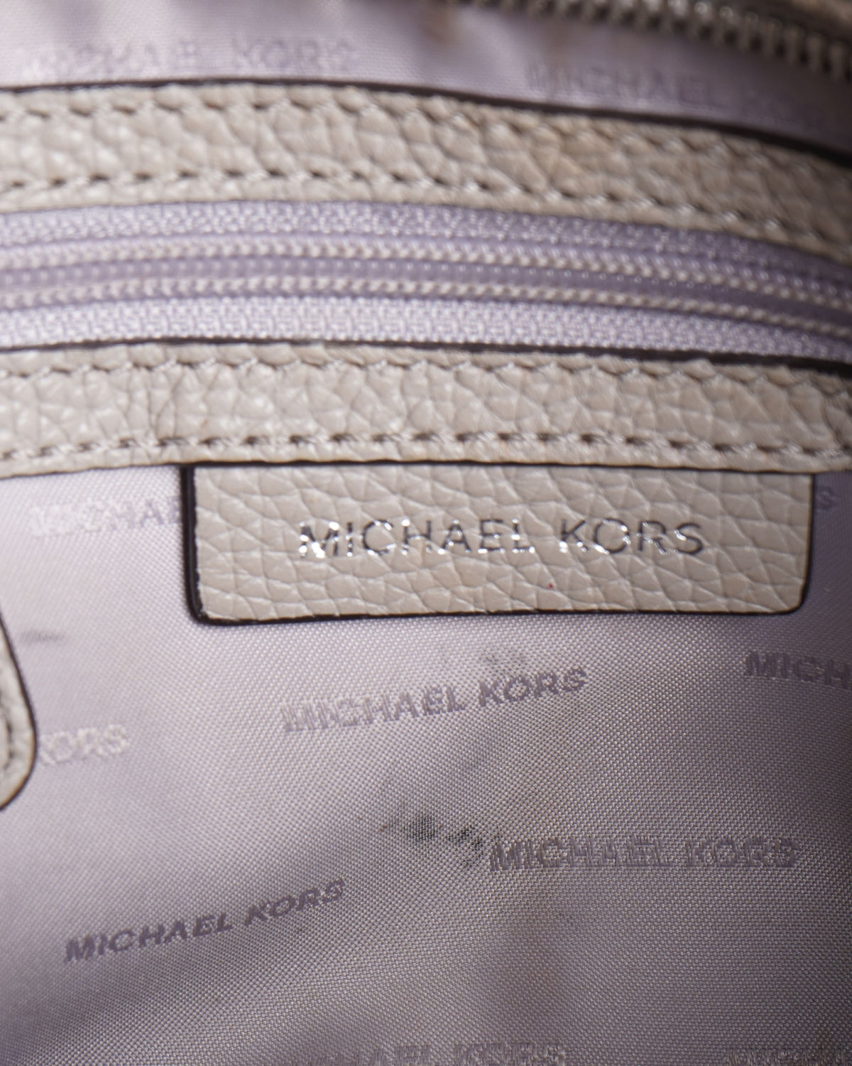 Michael Kors Crossbody In Grey With Stud Detailing