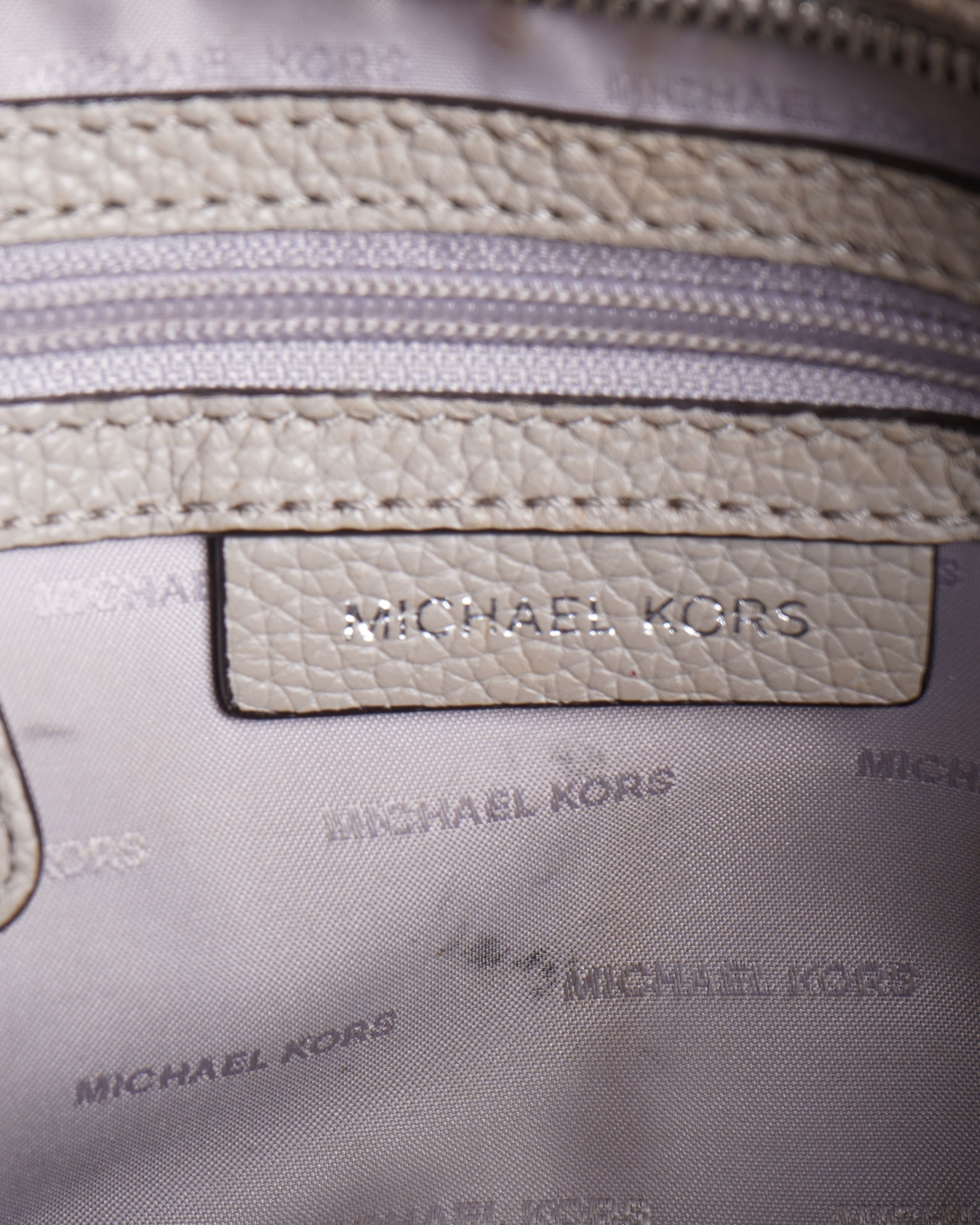 Michael Kors Crossbody In Grey With Stud Detailing