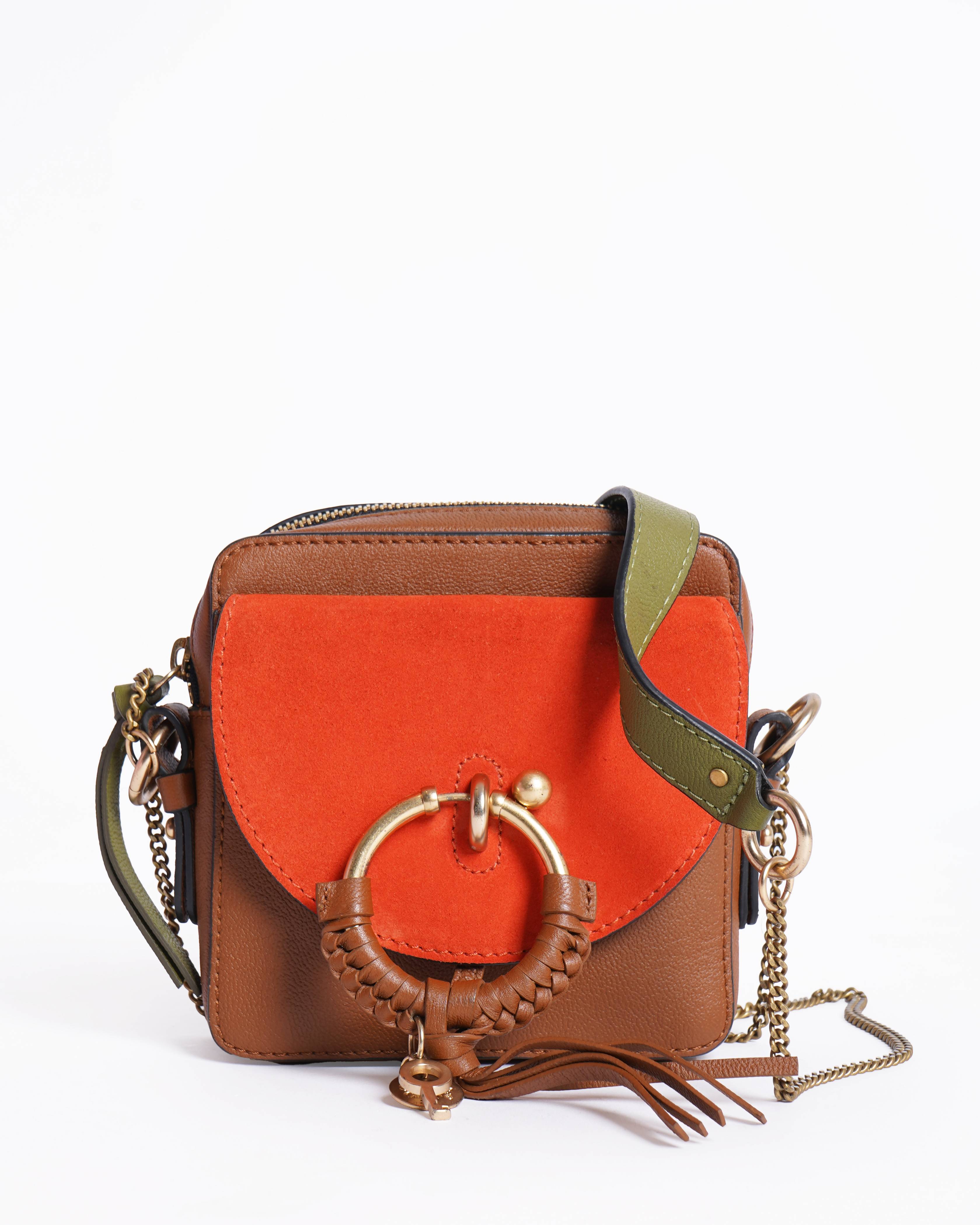 See By Chloé CrossBody Joan Leather & Suede Camera Bag