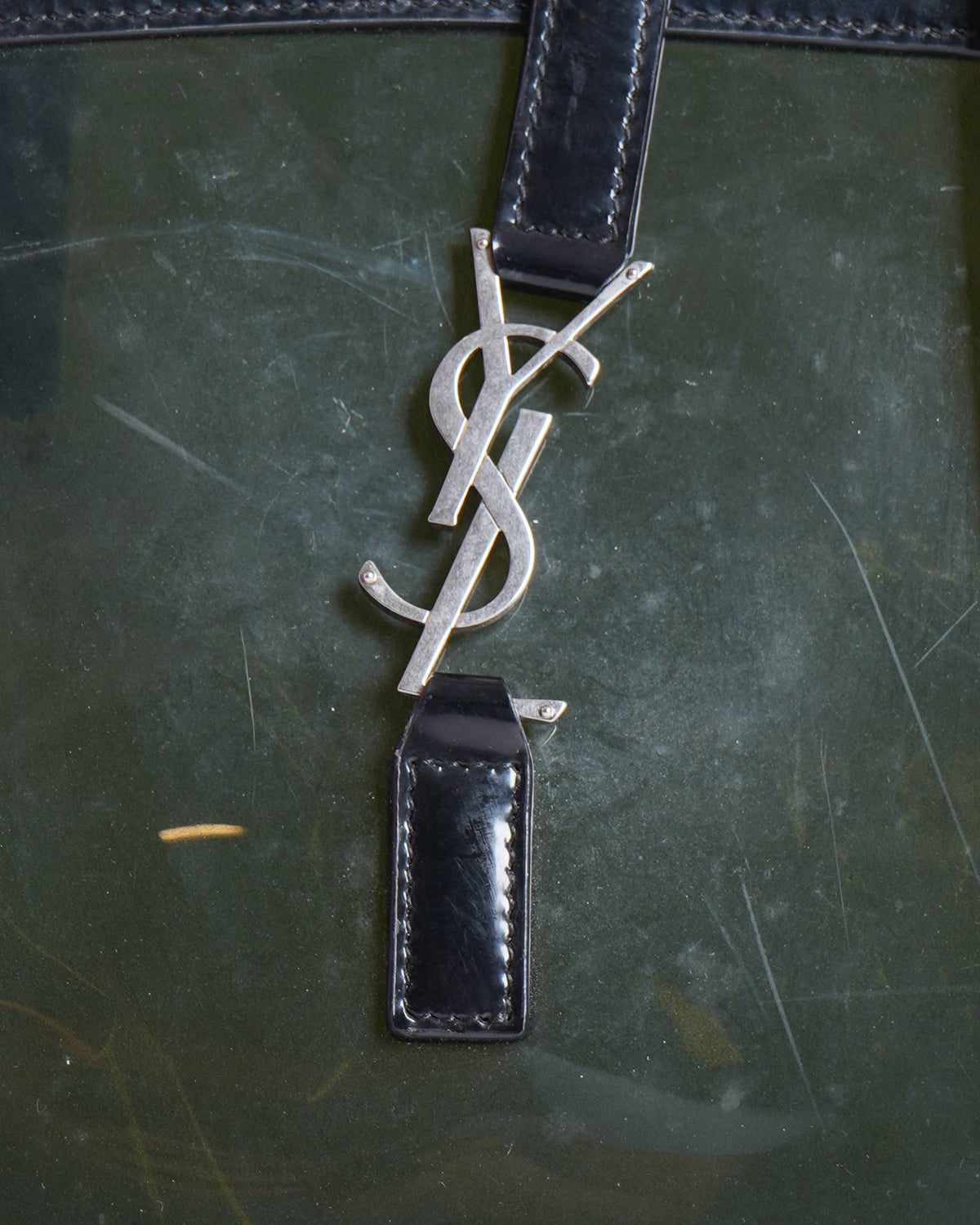 Saint Laurent
Green Panier medium tote bag