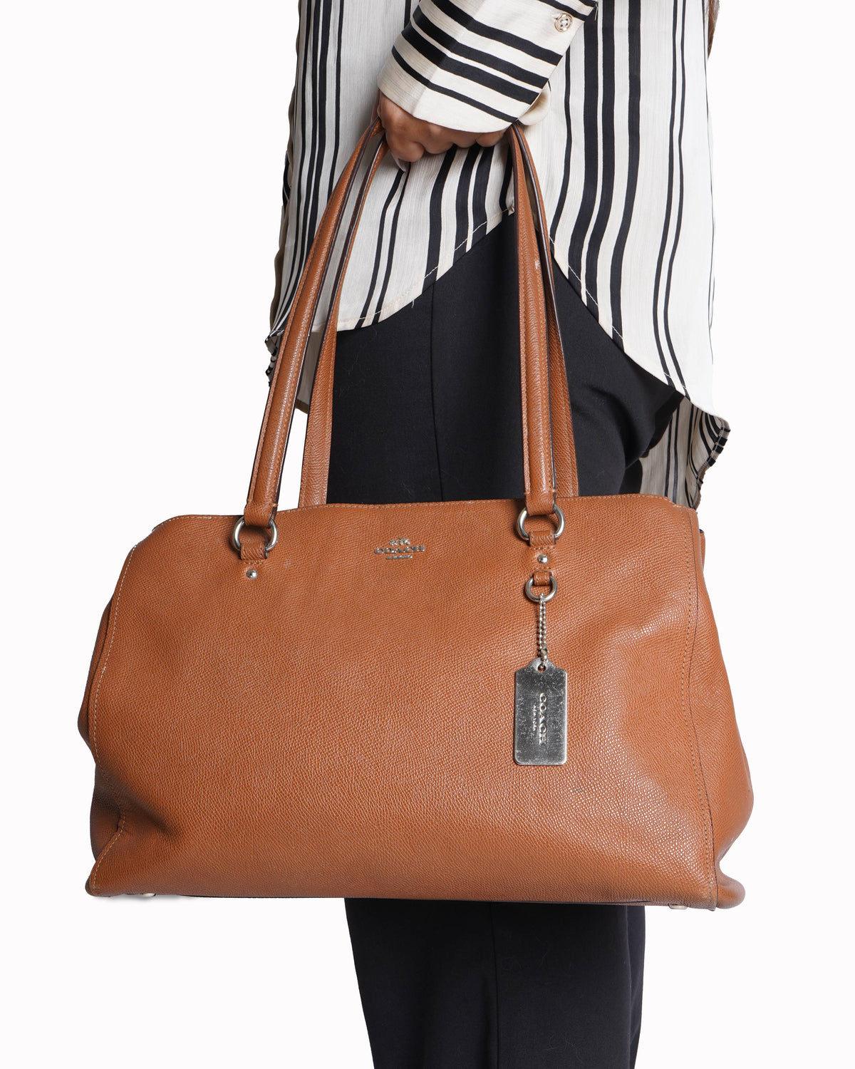 Coach Brown Leather Kelsey Tote Bag