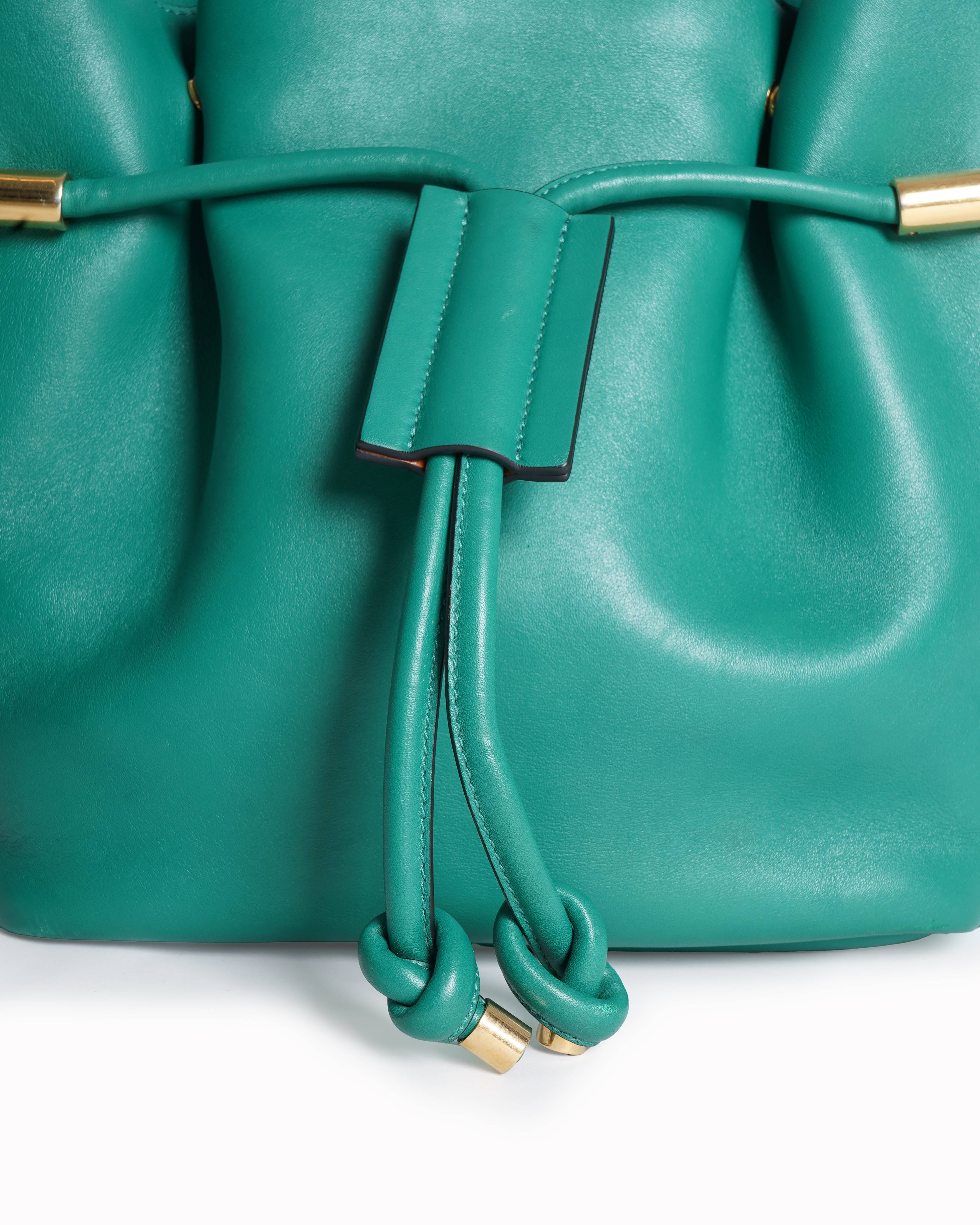Chloé Emma Bucket Bag in Emerald Green
