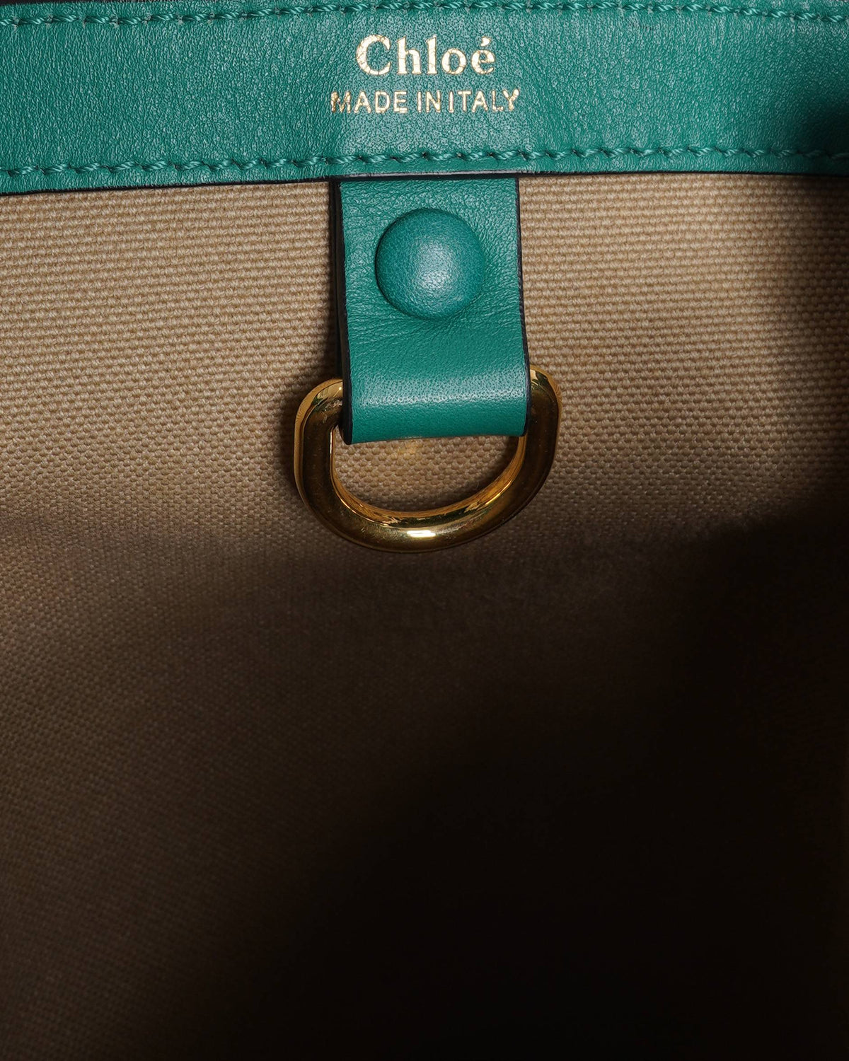Chloé Emma Bucket Bag in Emerald Green