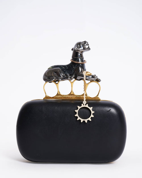 Alexander mcqueen panther knuckle duster clutch
