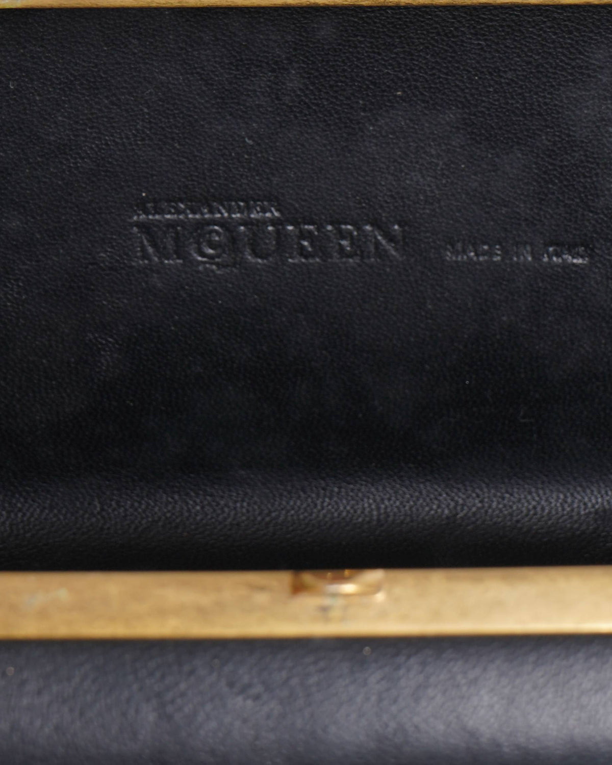 Alexander mcqueen panther knuckle duster clutch