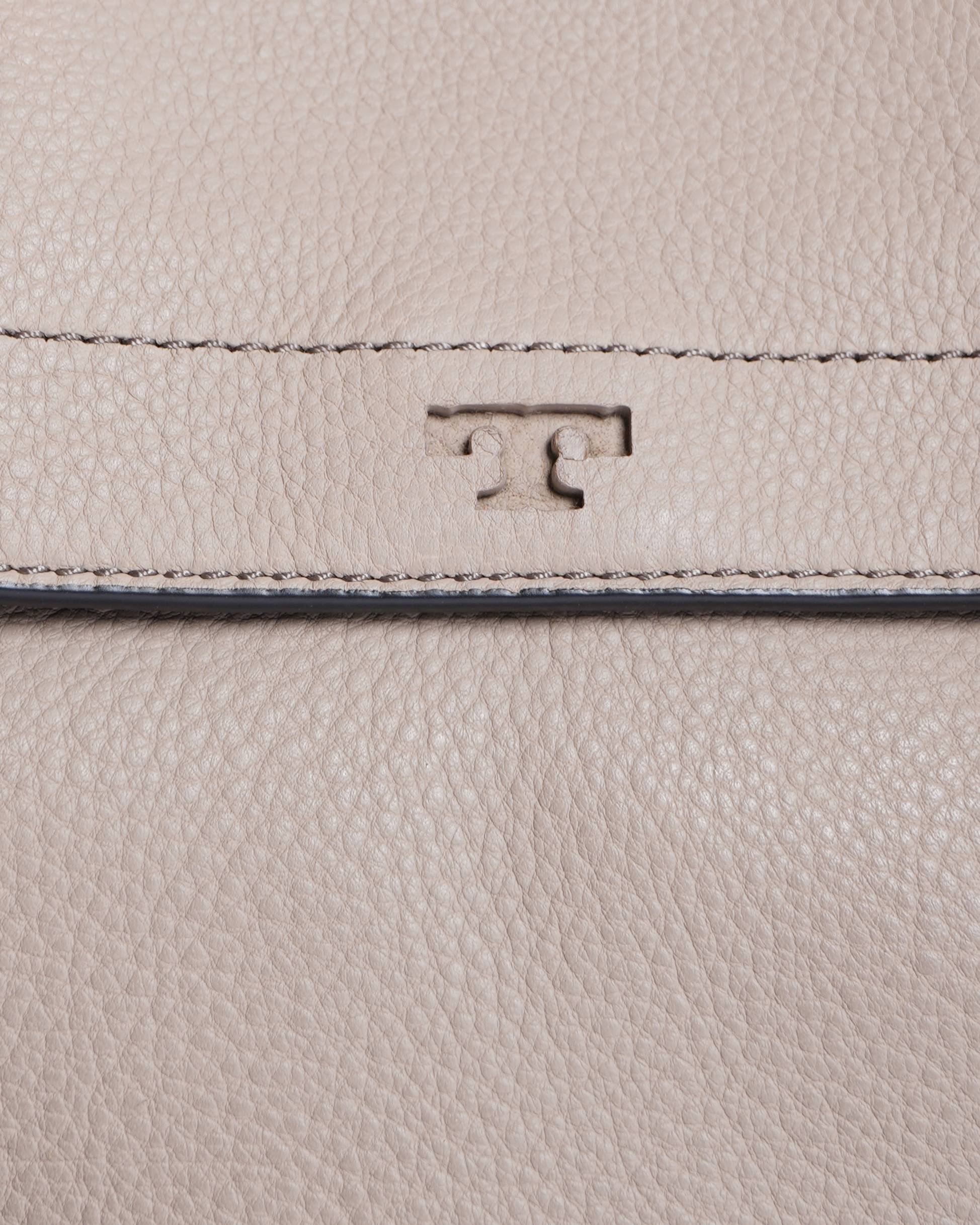 New Tory burch half moon satchel leather bag