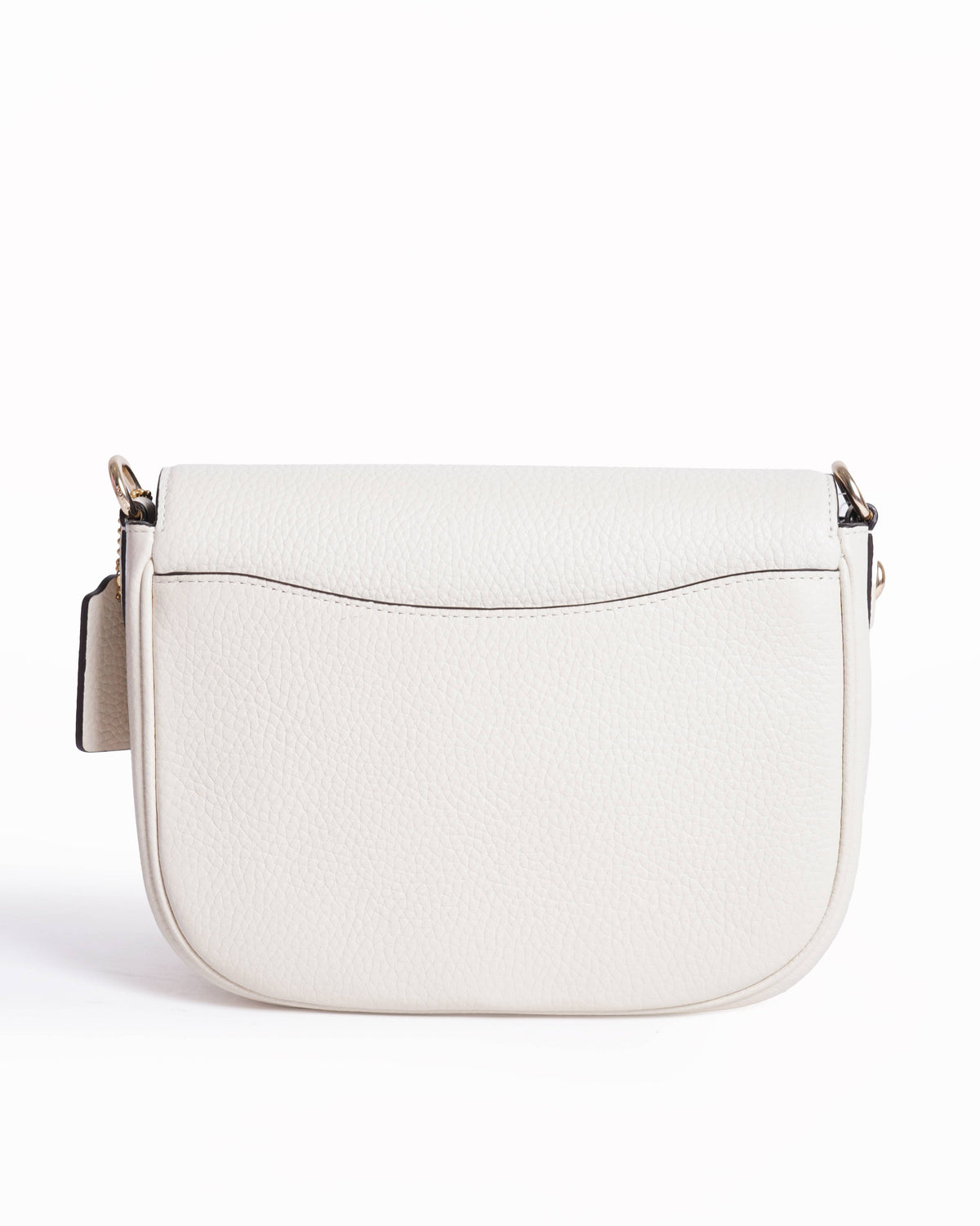 New Coach amelia white saddle bag