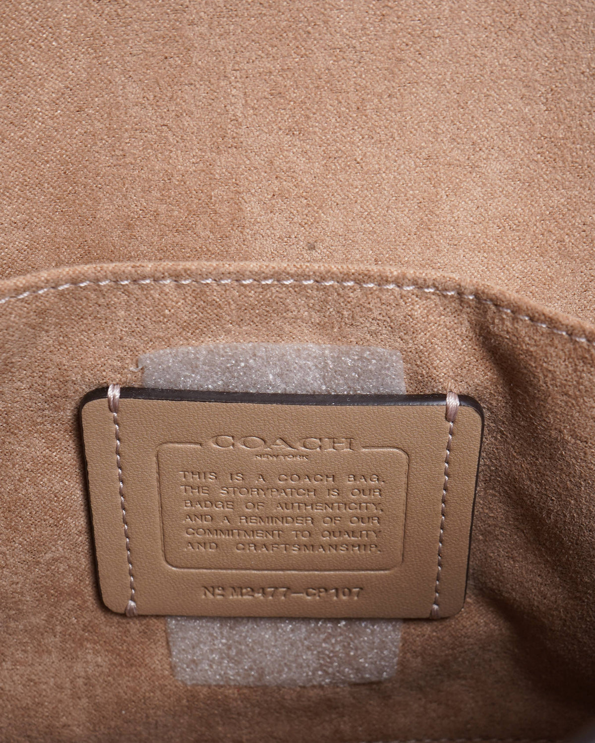 New Coach amelia white saddle bag