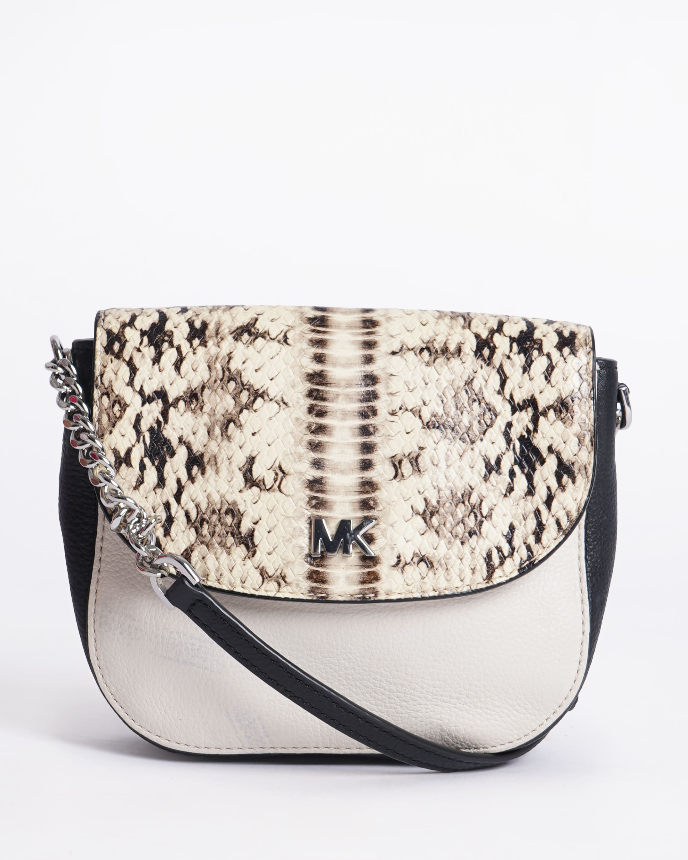Michael kors embossed leather dome crossbody bag