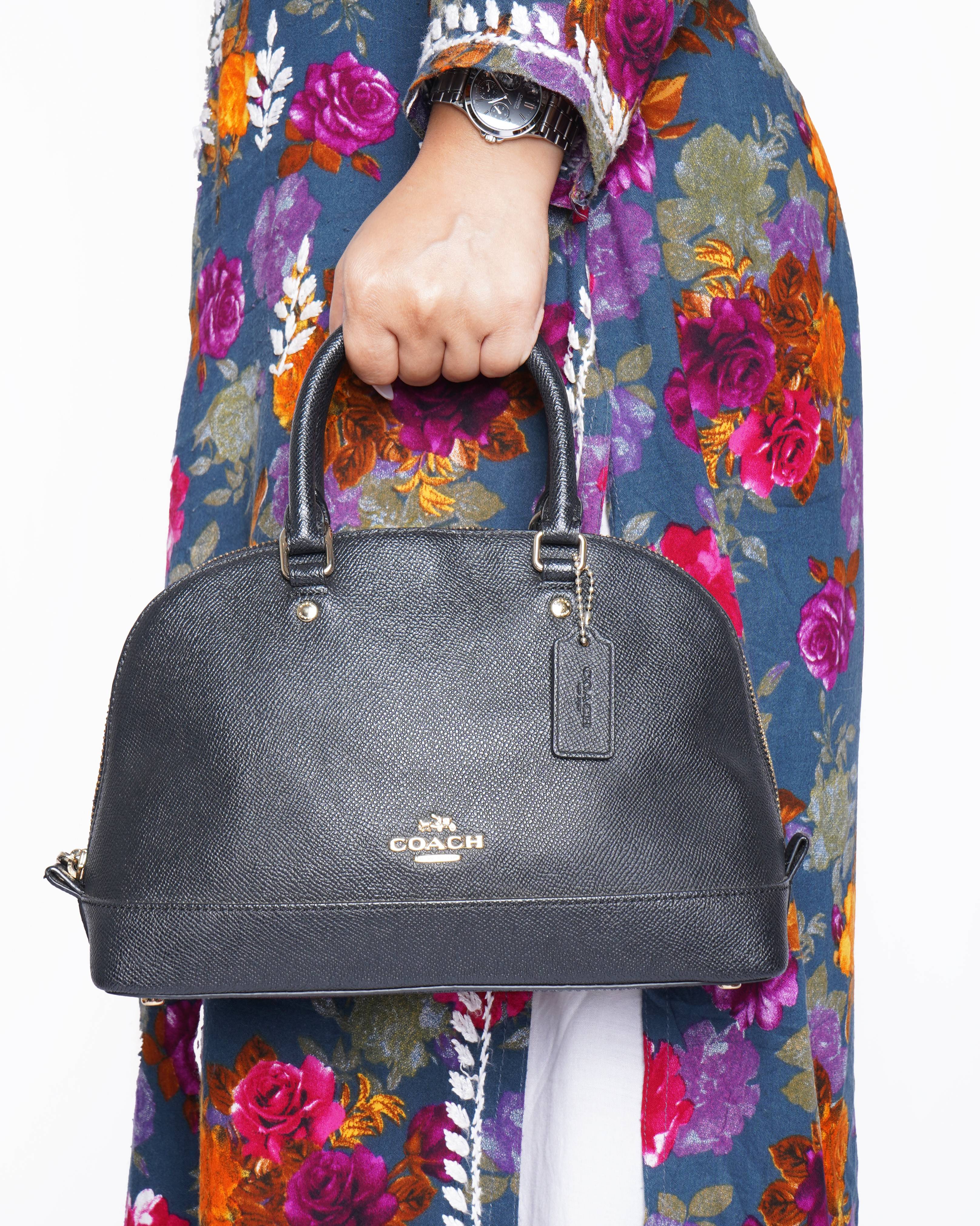 Coach Mini Sierra Crossbody Bag In Black