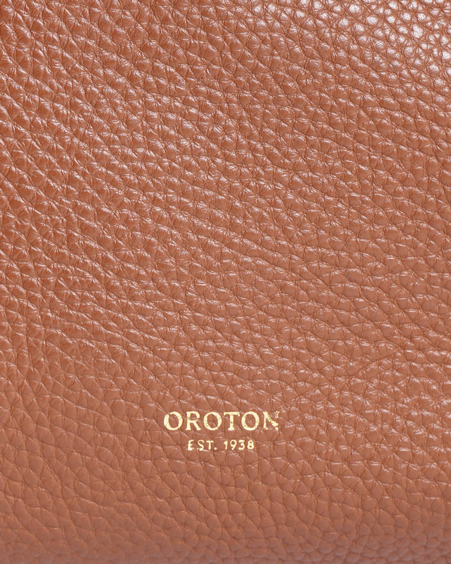 Oroton Brown shoulder bag