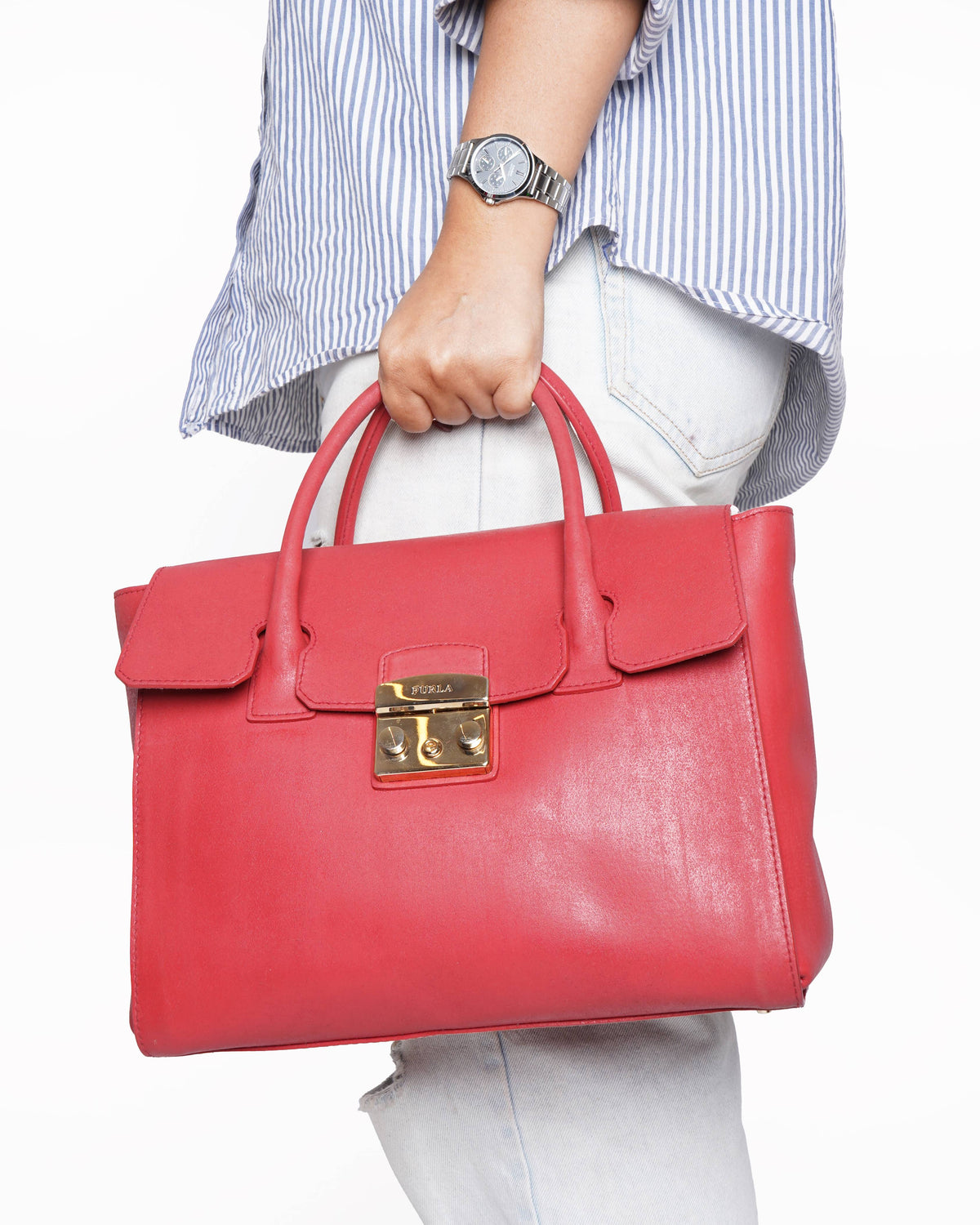 Furla Metropolis leather handbag
