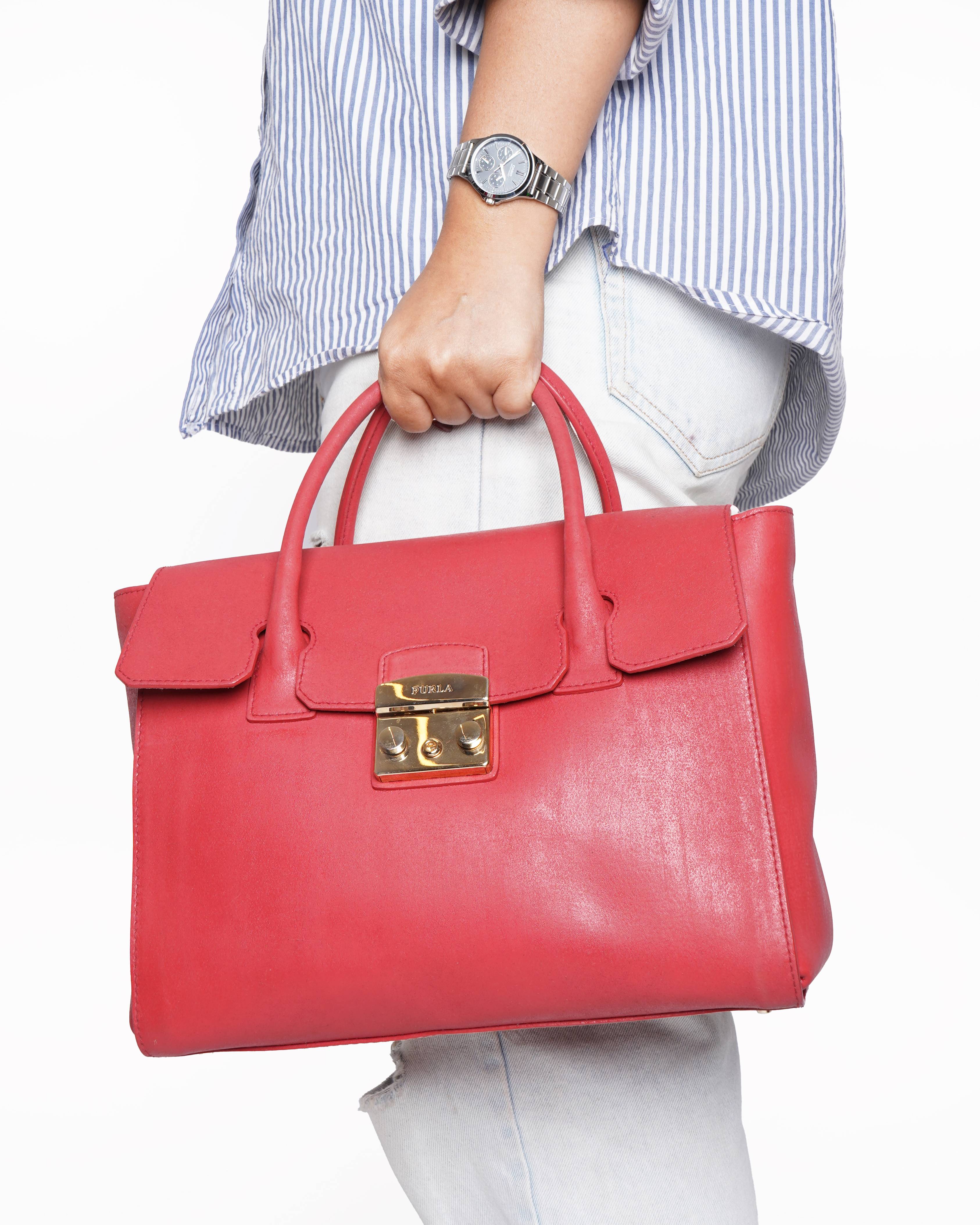 Furla Metropolis leather handbag