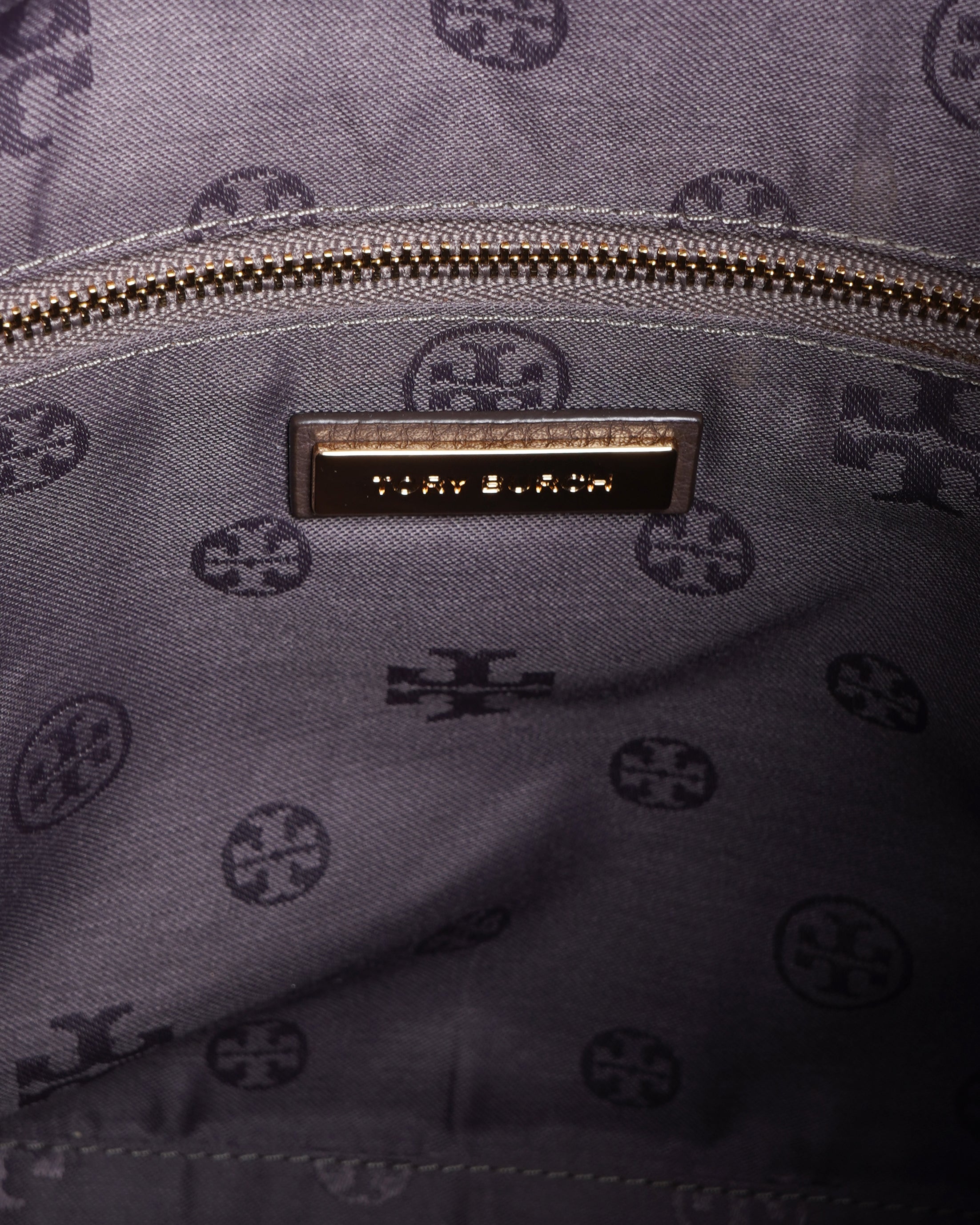 Tory burch taylor satchel tote in brown