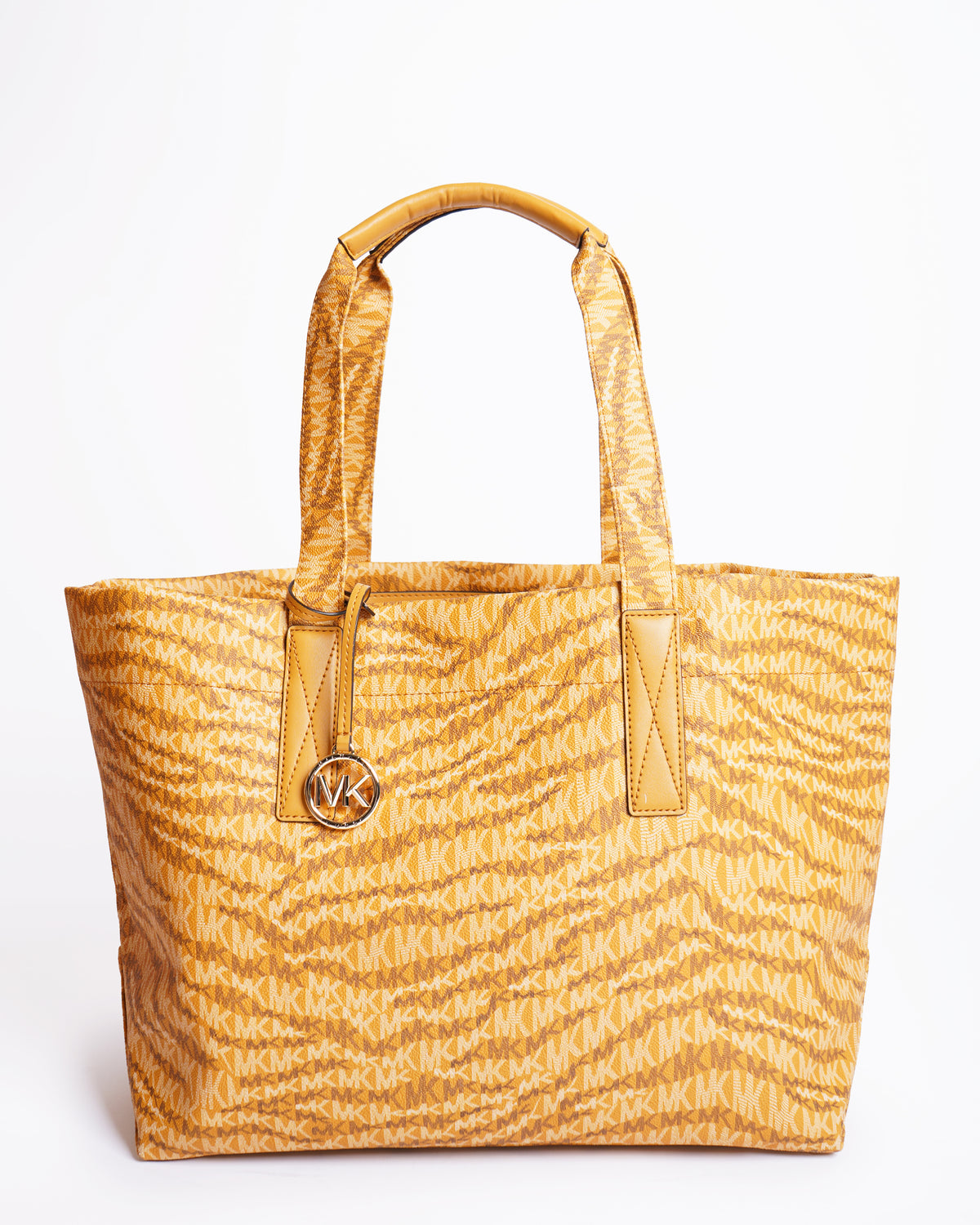 Michael Kors Jet Set Tote In Yellow