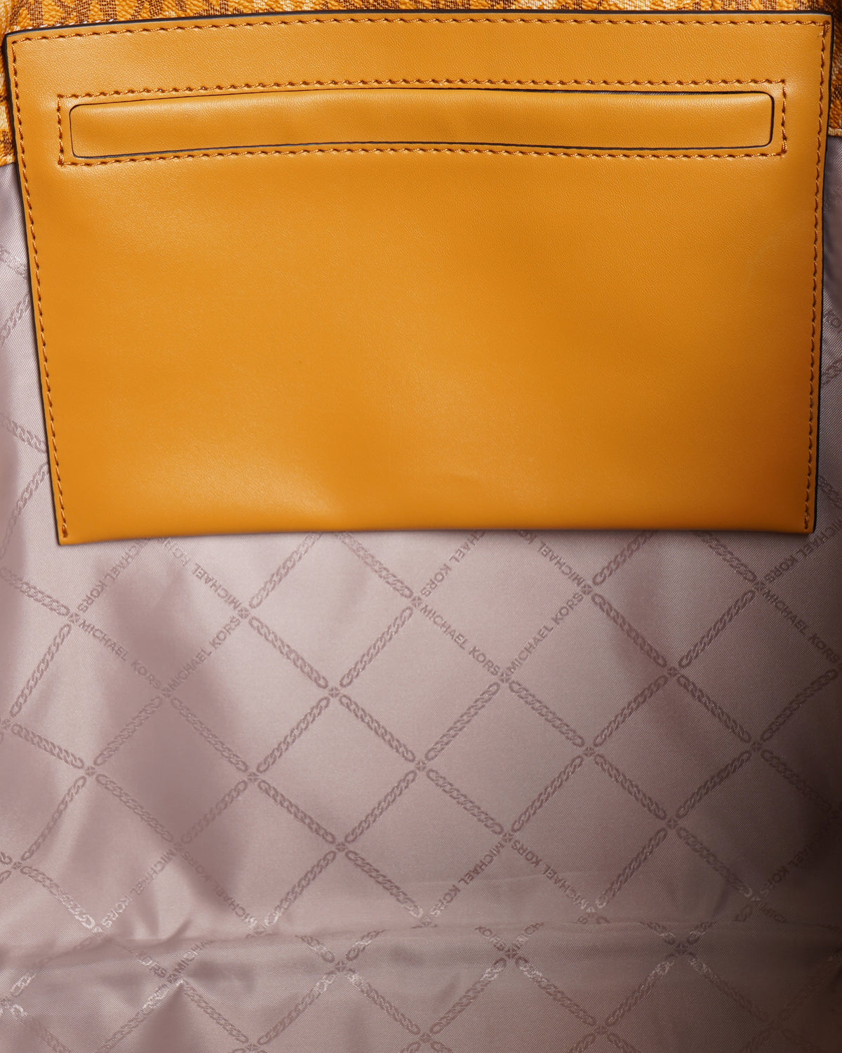 Michael Kors Jet Set Tote In Yellow
