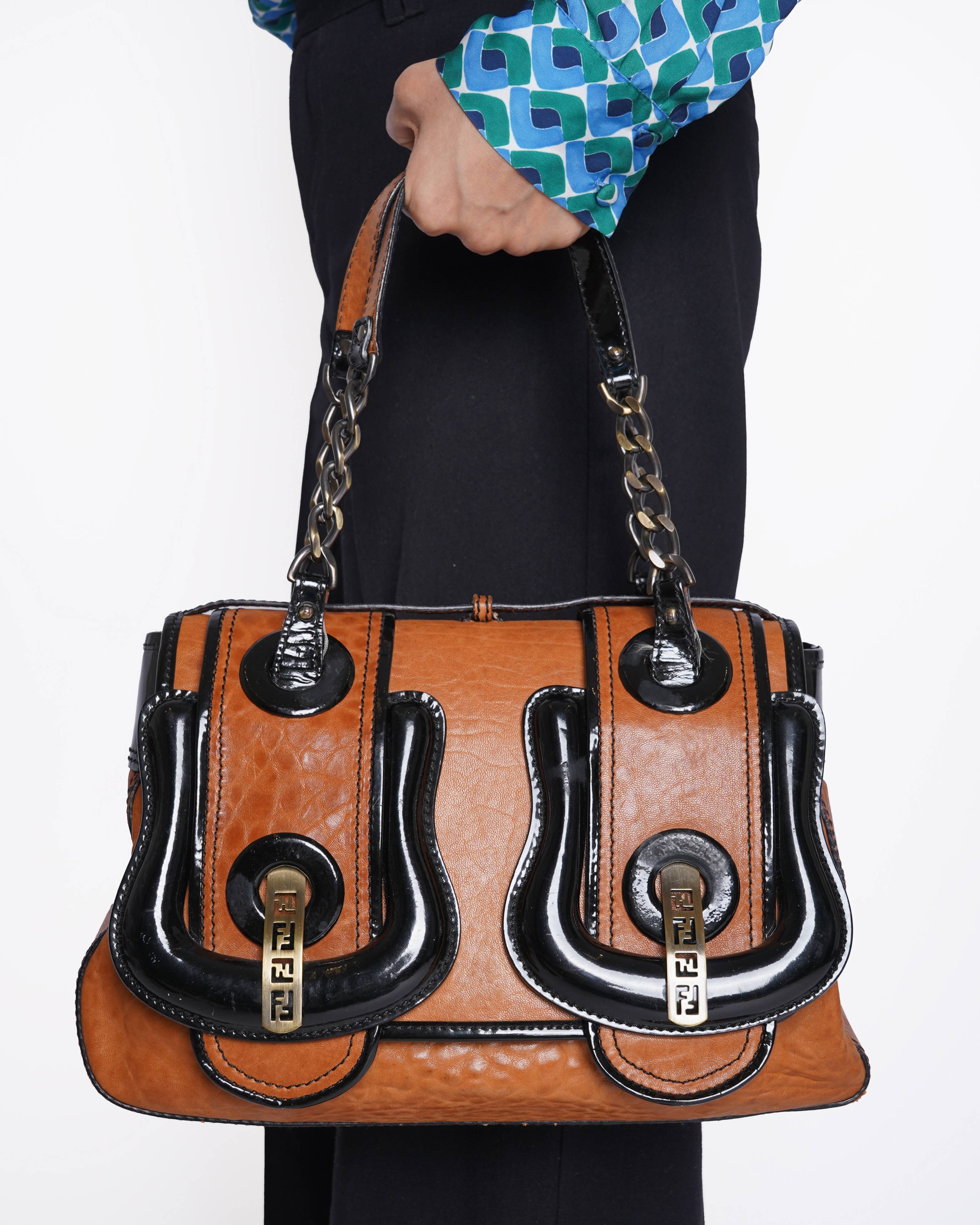 Vintage Fendi B Shoulder Bag