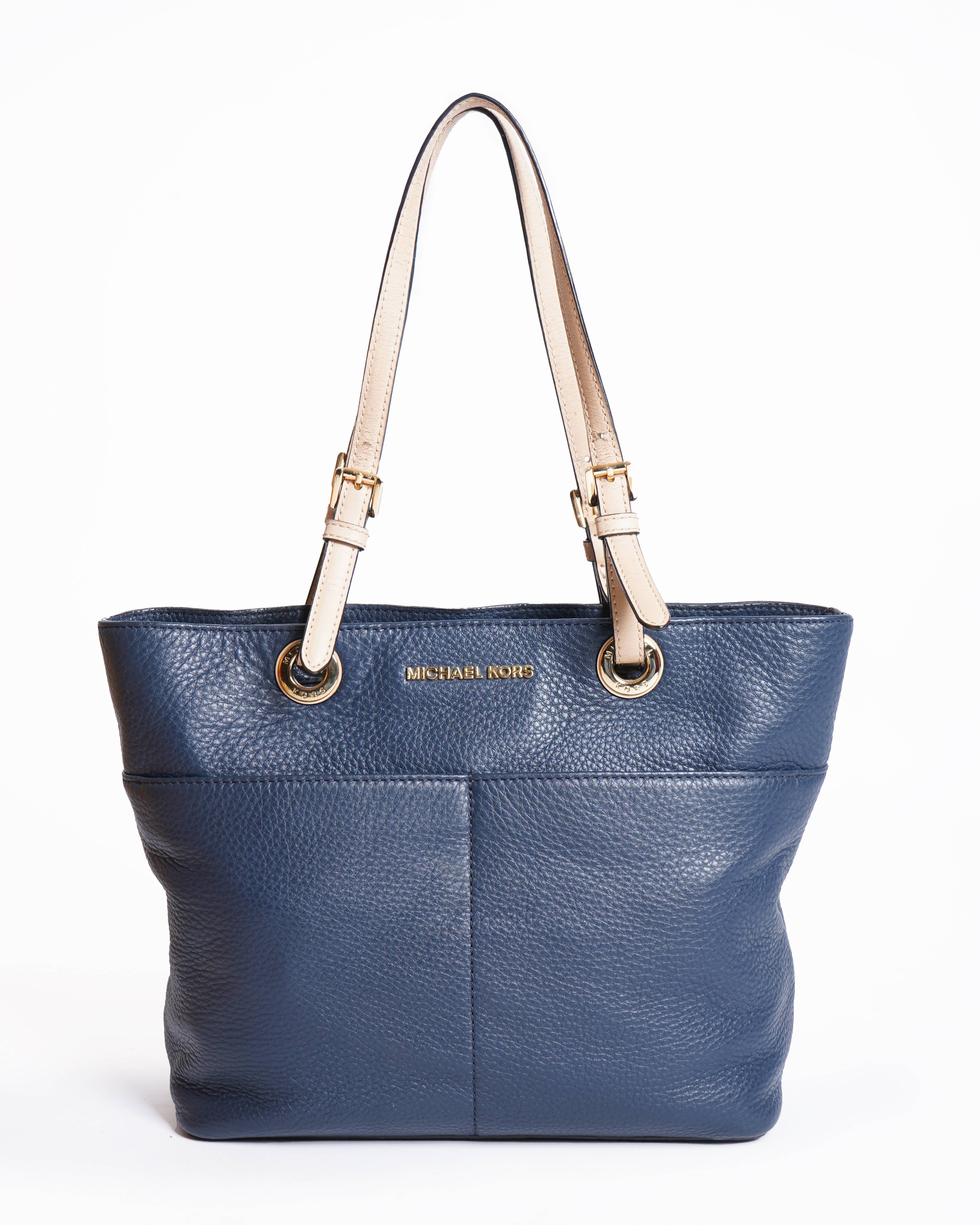 Michael Kors Small Handbag In Navy Blue