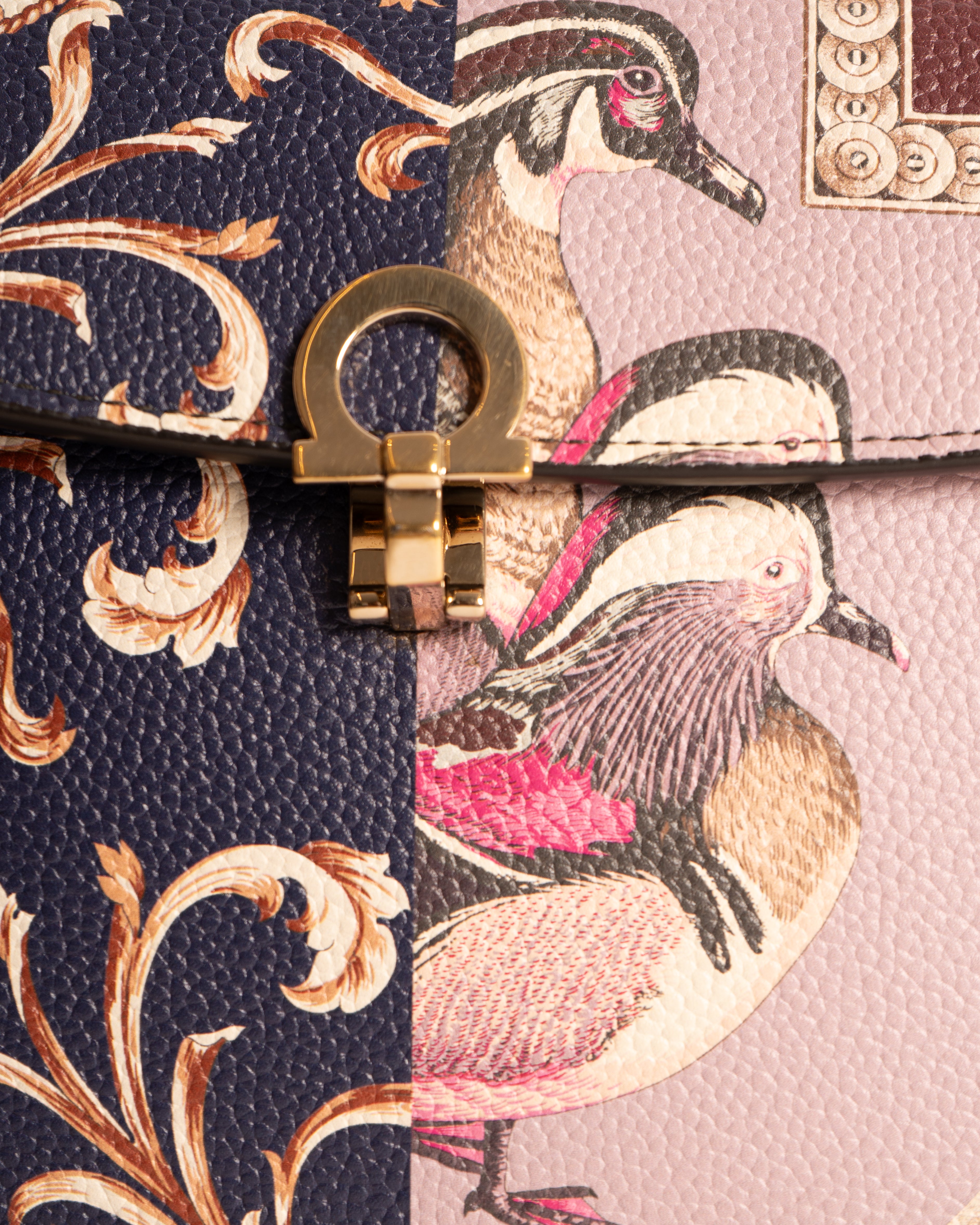 Salvatore Ferragamo Foulard Print Crossbody Bag Multiple colors