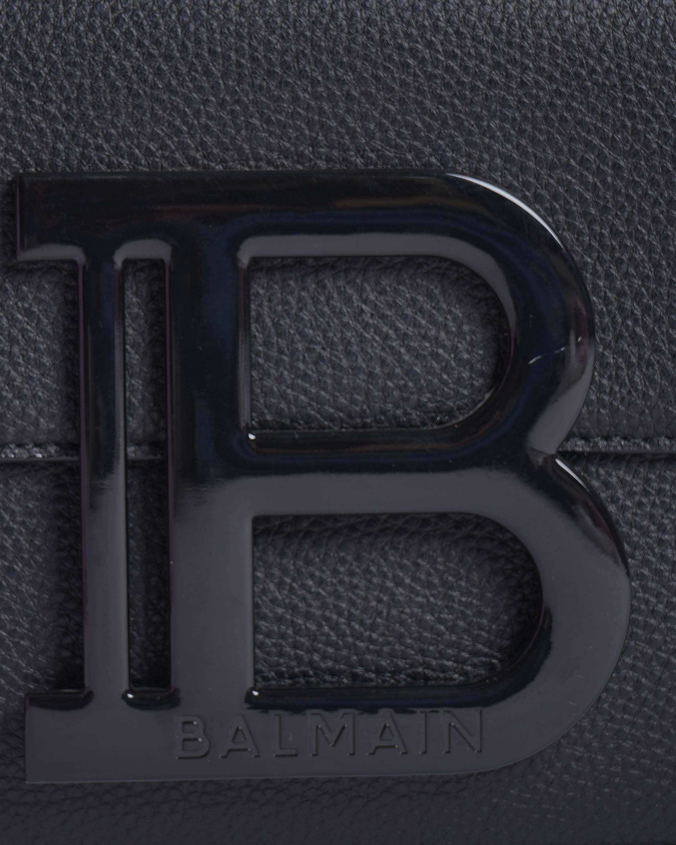 New Balmain B-Buzz mini leather crossbody bag