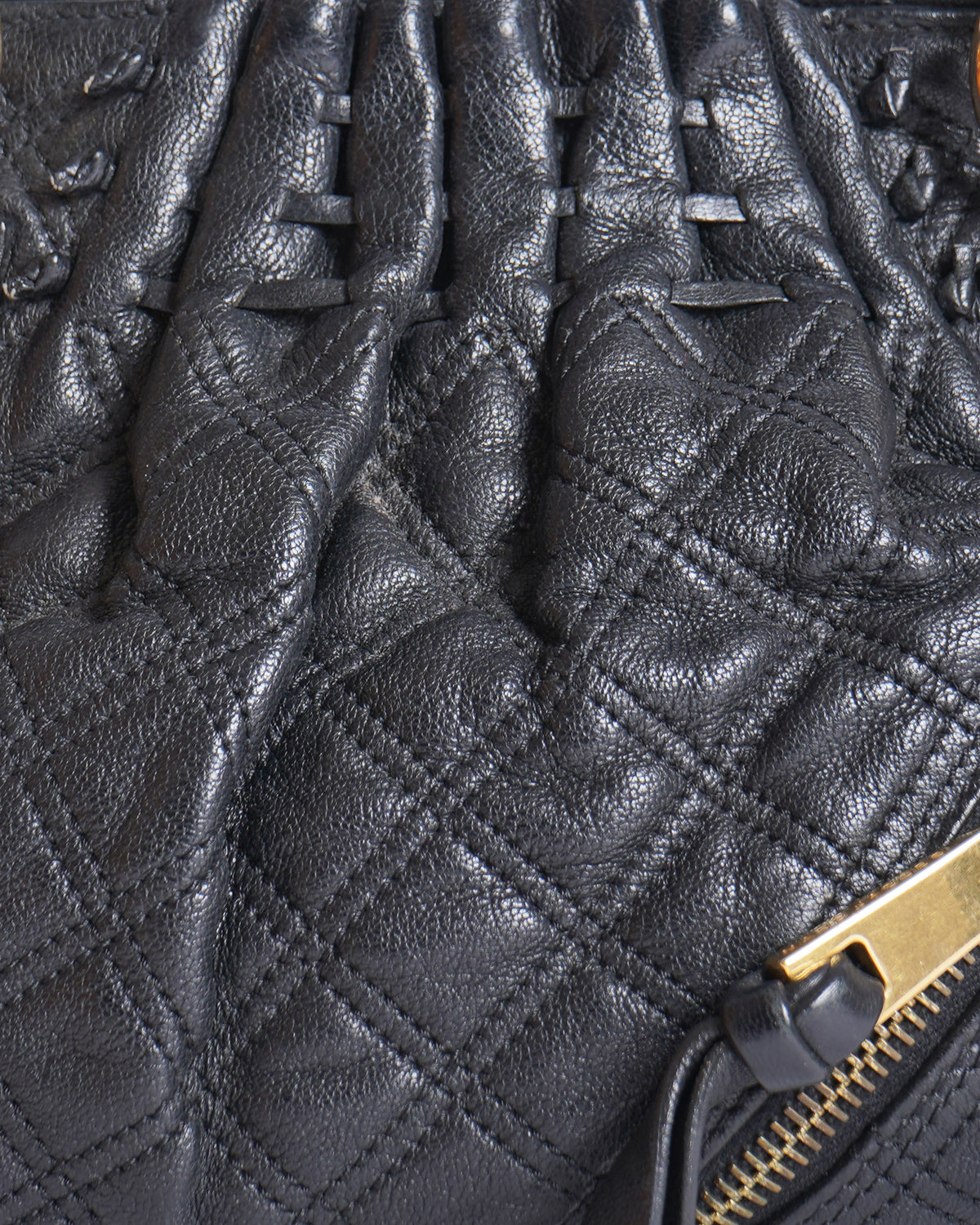 Marc Jacobs Quilted Leather Stam Satchel