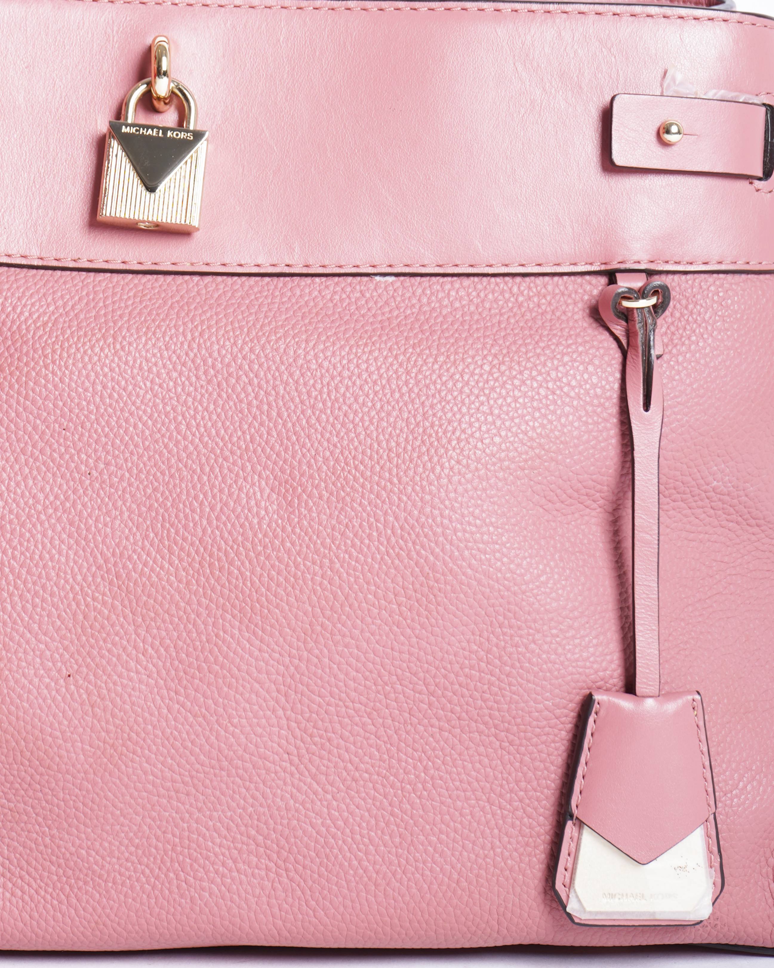 Michael kors rose gramercy satchel