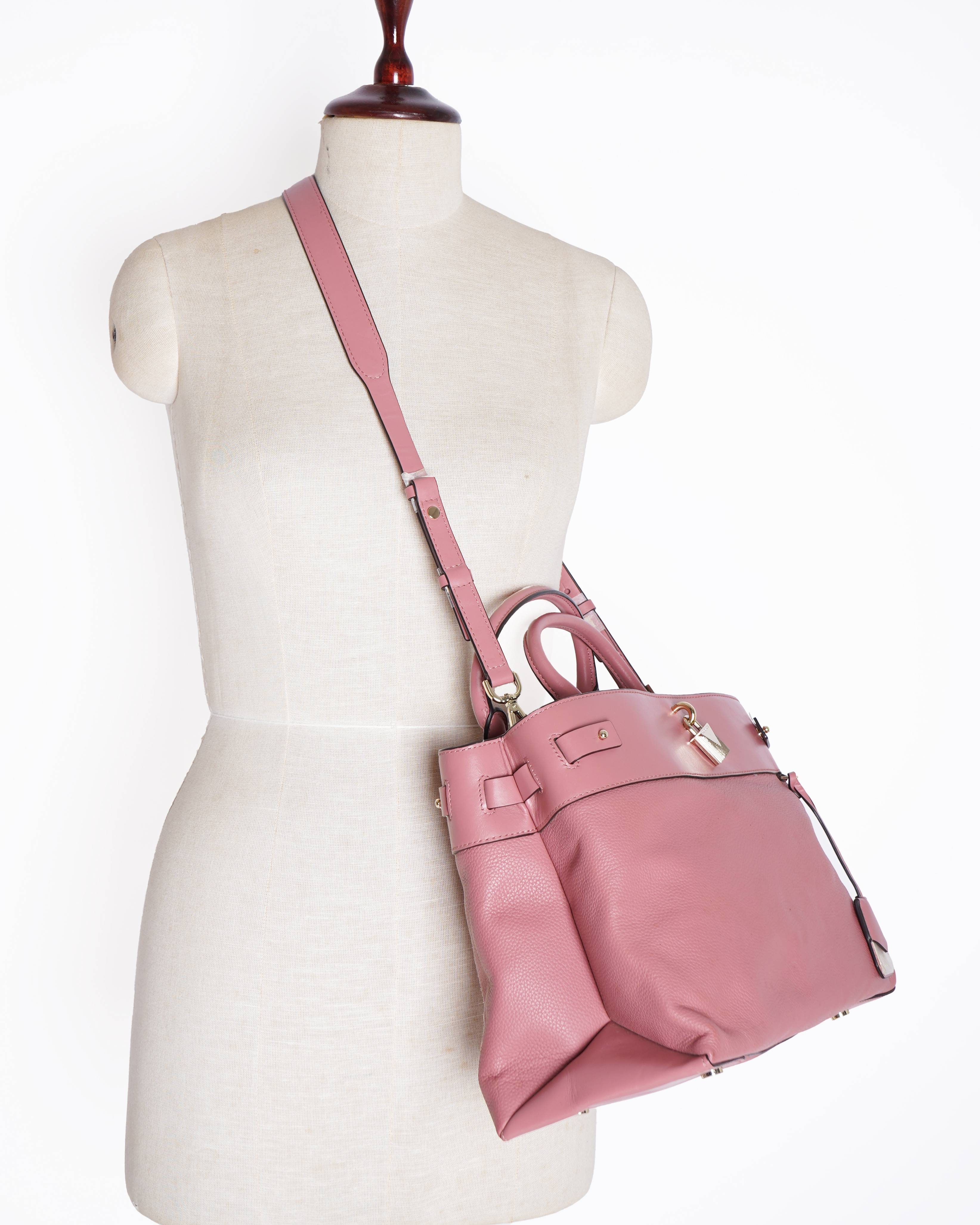 Michael kors rose gramercy satchel