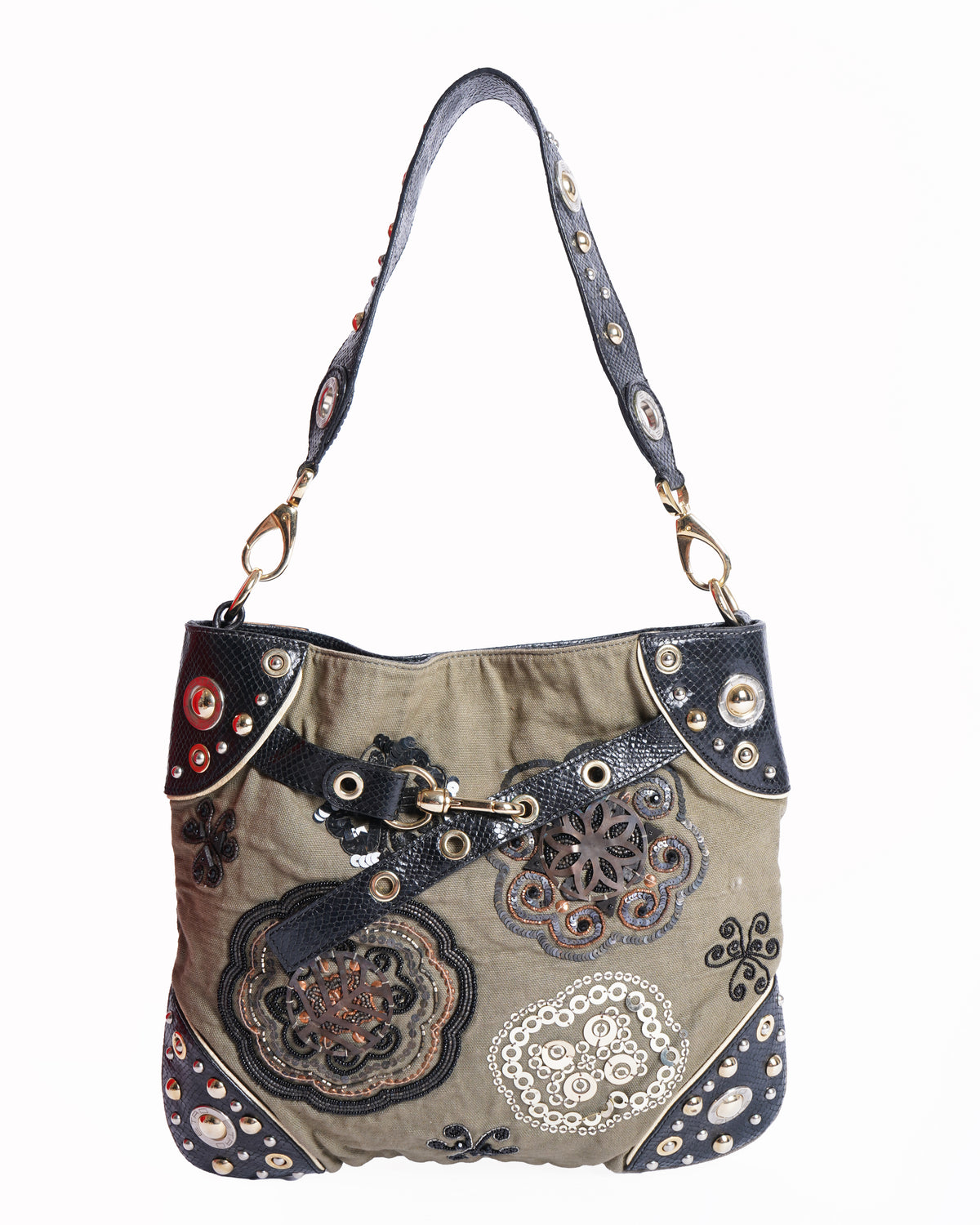 Etro Sequin Detailed Shoulder Bag