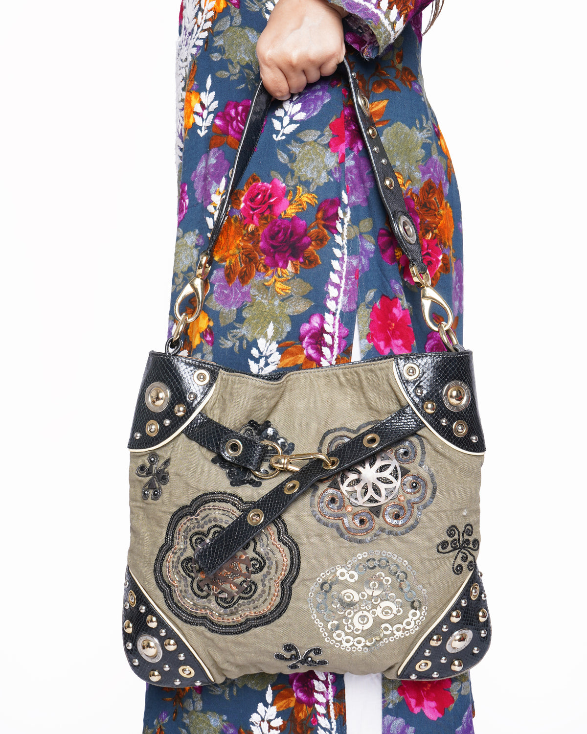 Etro Sequin Detailed Shoulder Bag