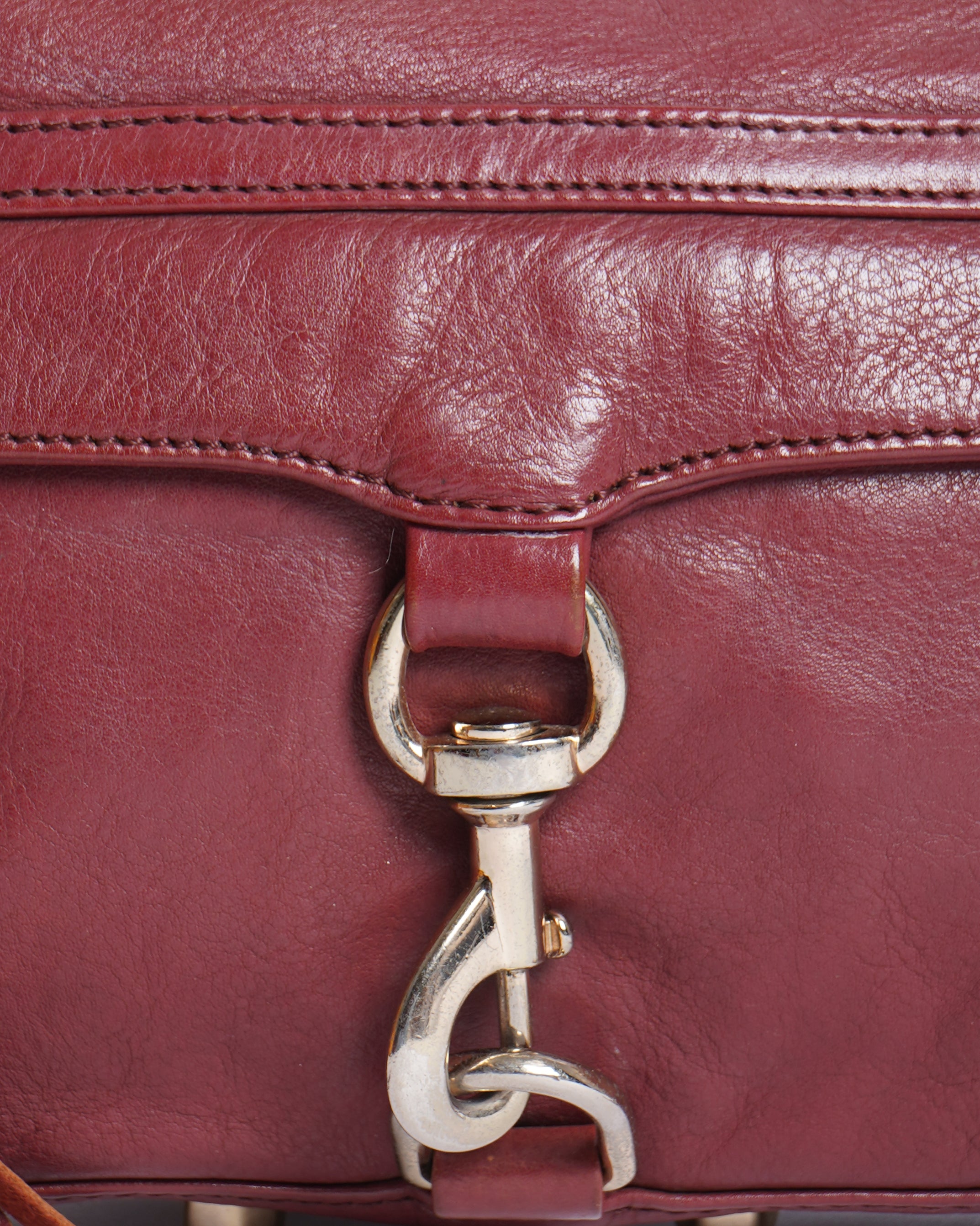 Rebecca Minkoff Mini Mac Crossbody Bag In Red