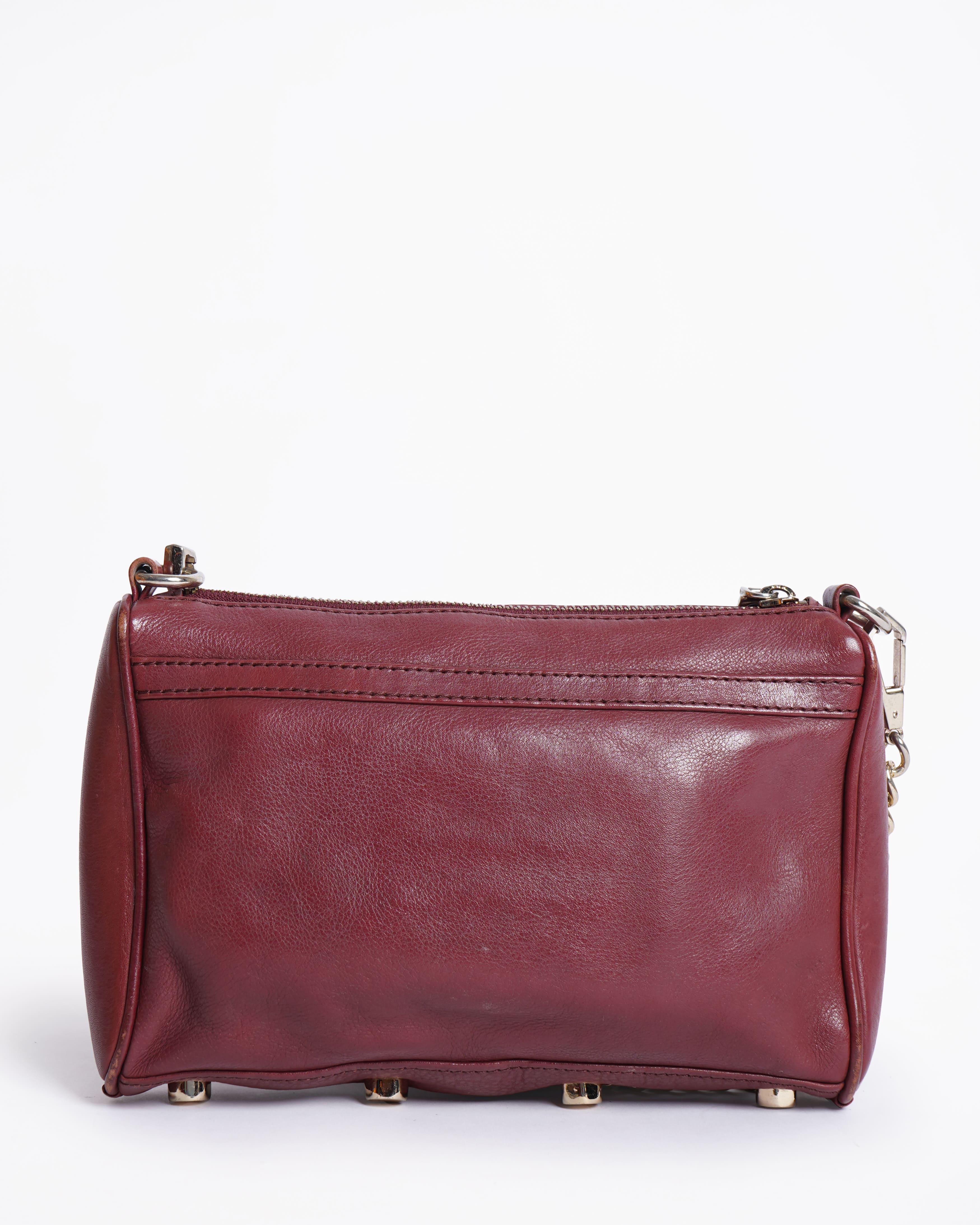 Rebecca Minkoff Mini Mac Crossbody Bag In Red