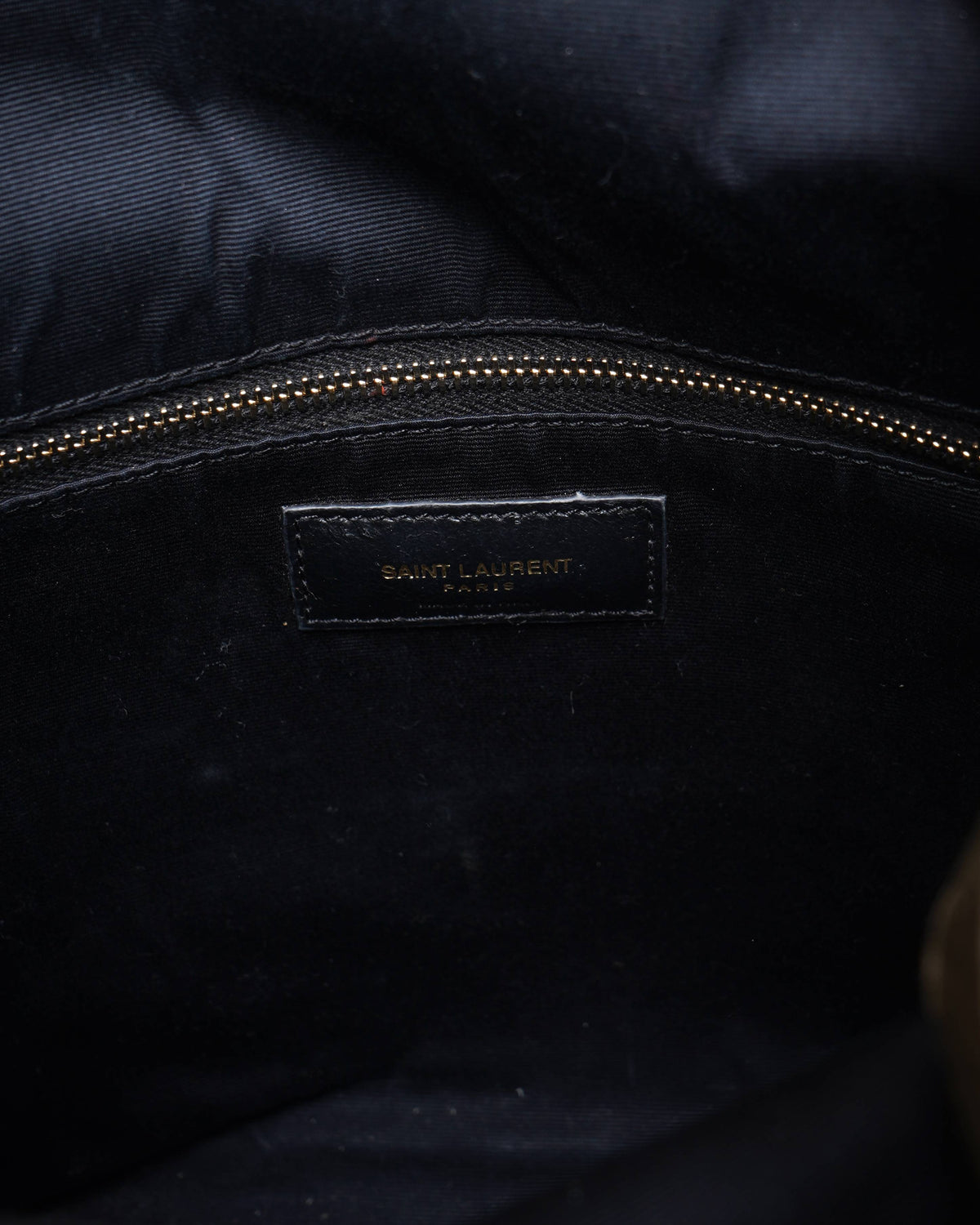 Saint Laurent joe backpack in metallic lambskin leather