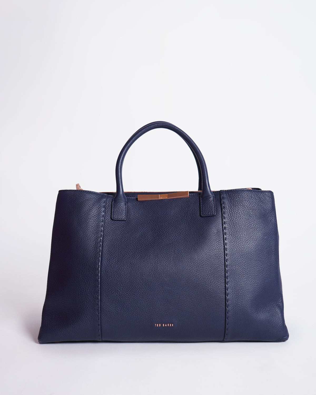 Ted baker navy blue tote bag
