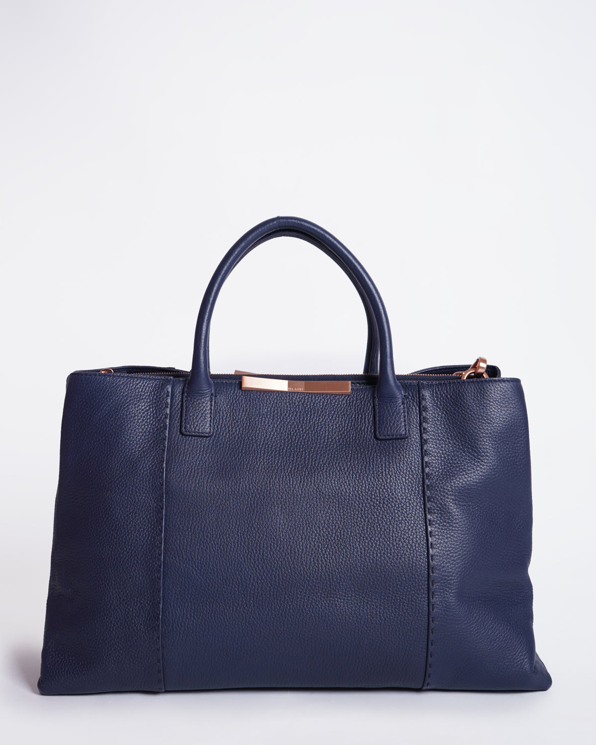 Ted baker navy blue tote bag