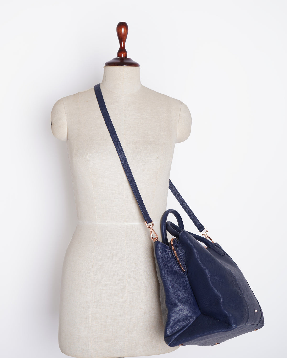 Ted baker navy blue tote bag