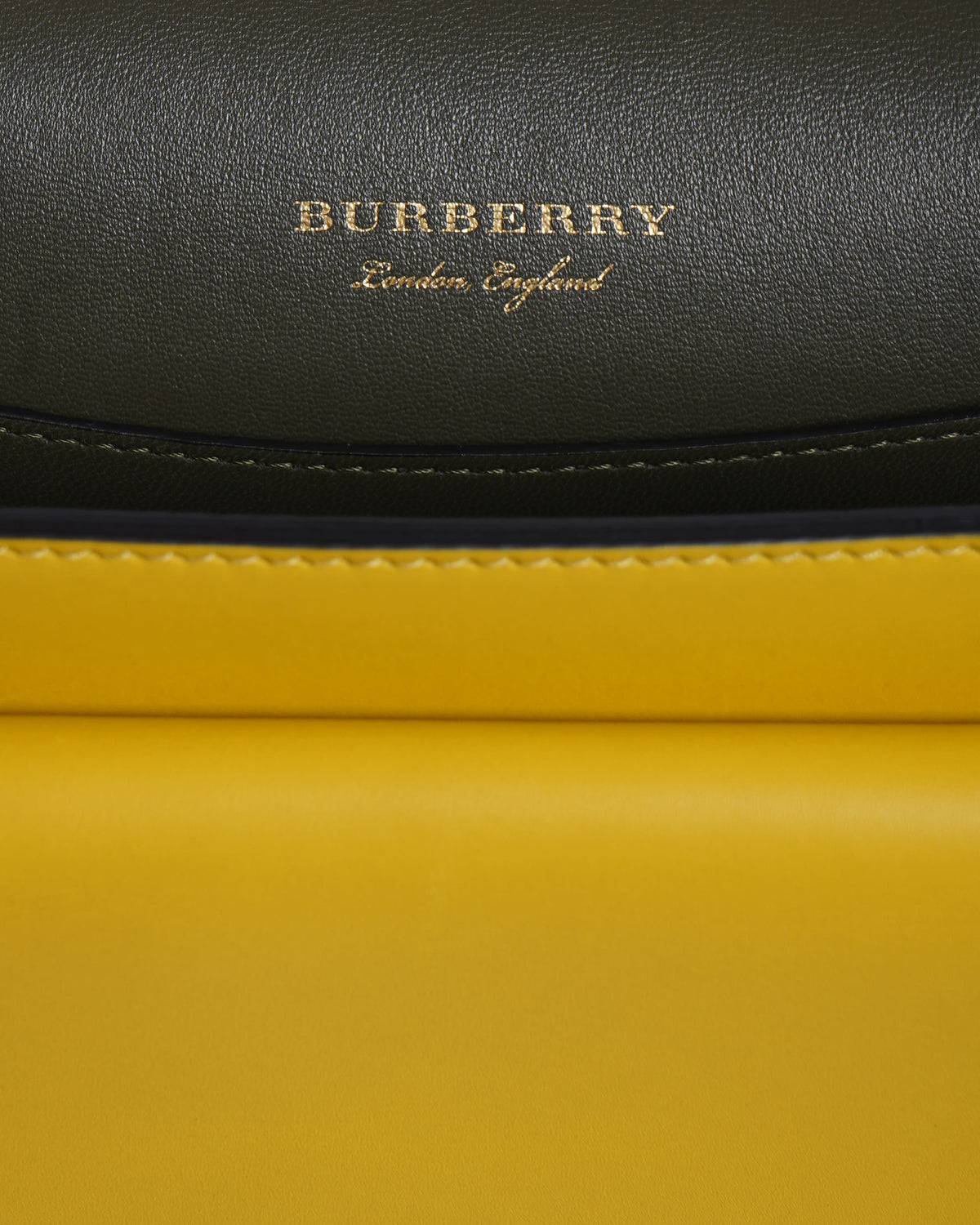 Burberry Yellow Bridle Square Crossbody Bag