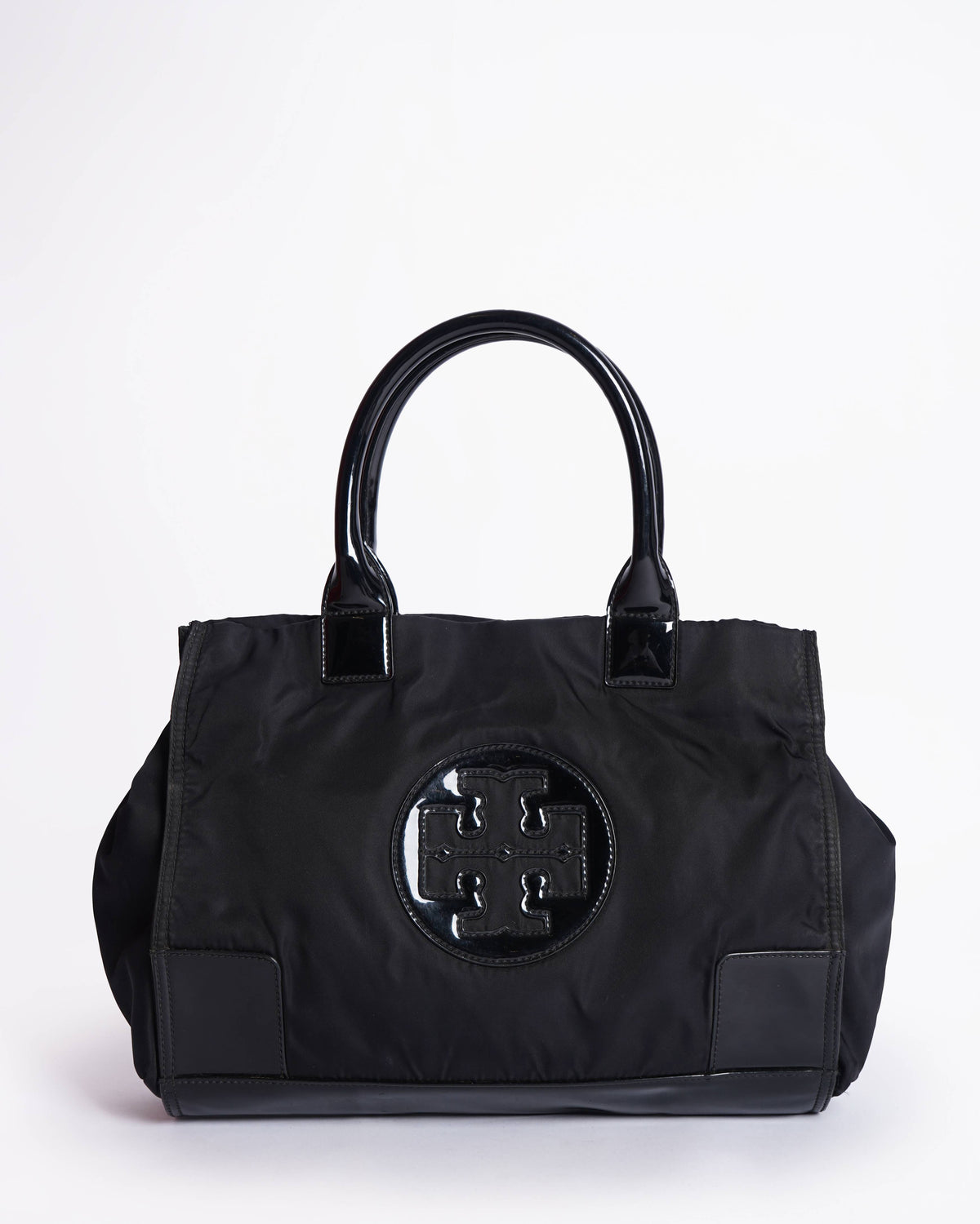 Tory burch ella patent leather tote bag