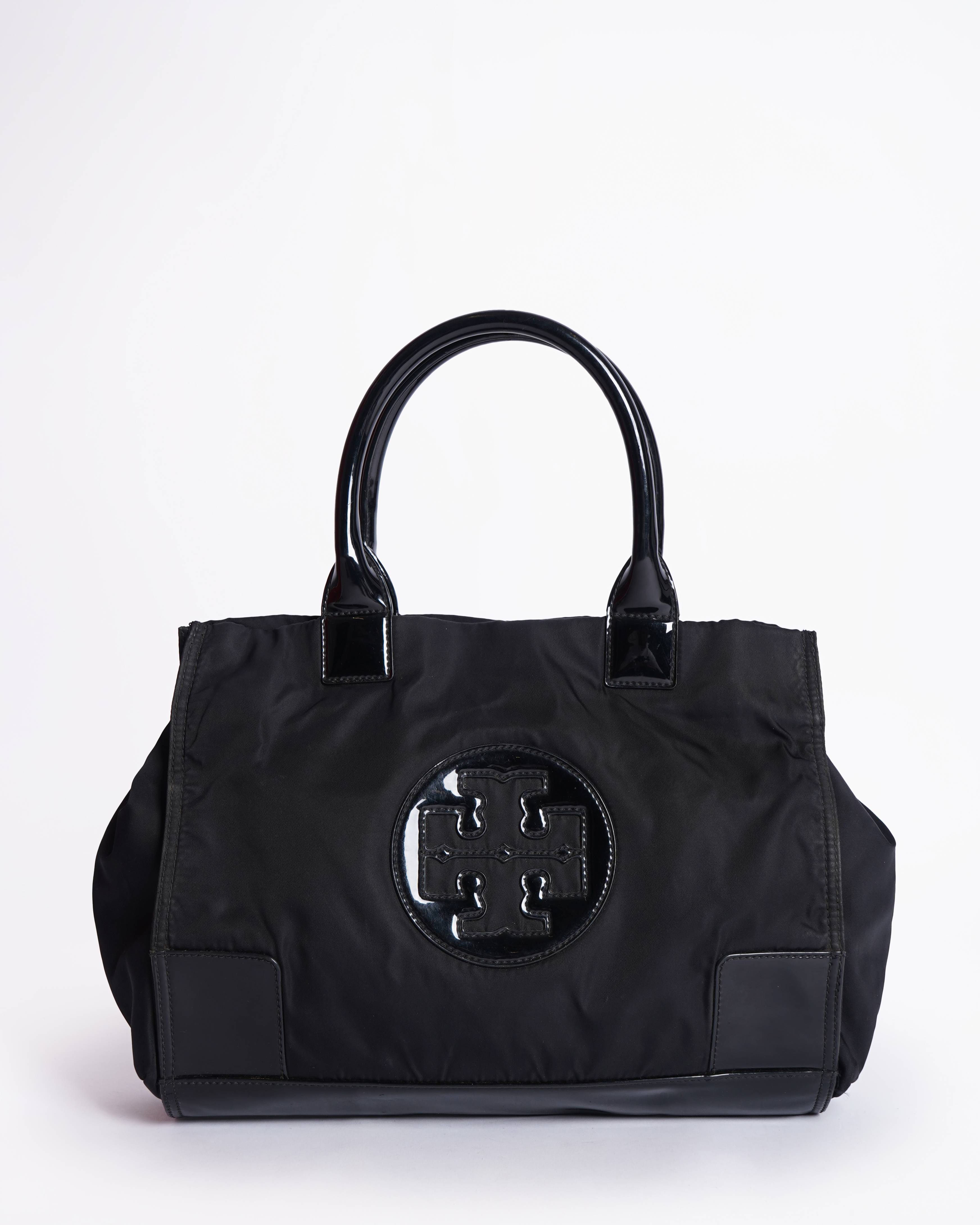 Tory burch ella patent leather tote bag