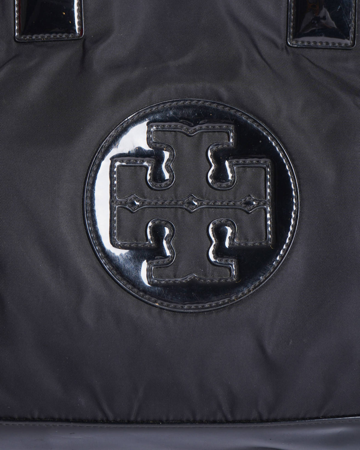 Tory burch ella patent leather tote bag